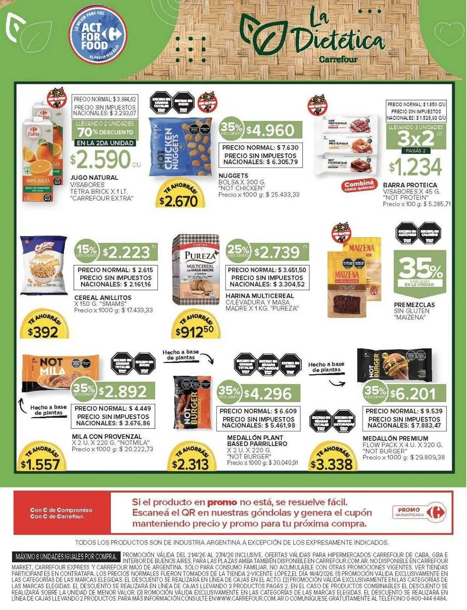 Ofertas de Catálogo Carrefour 21 de abril al 28 de abril 2026 - Página 16 del catálogo