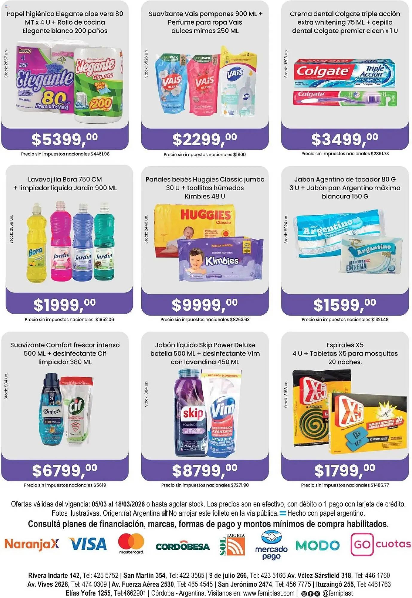 Ofertas de Catálogo Ferniplast 1 de marzo al 19 de marzo 2026 - Página 8 del catálogo