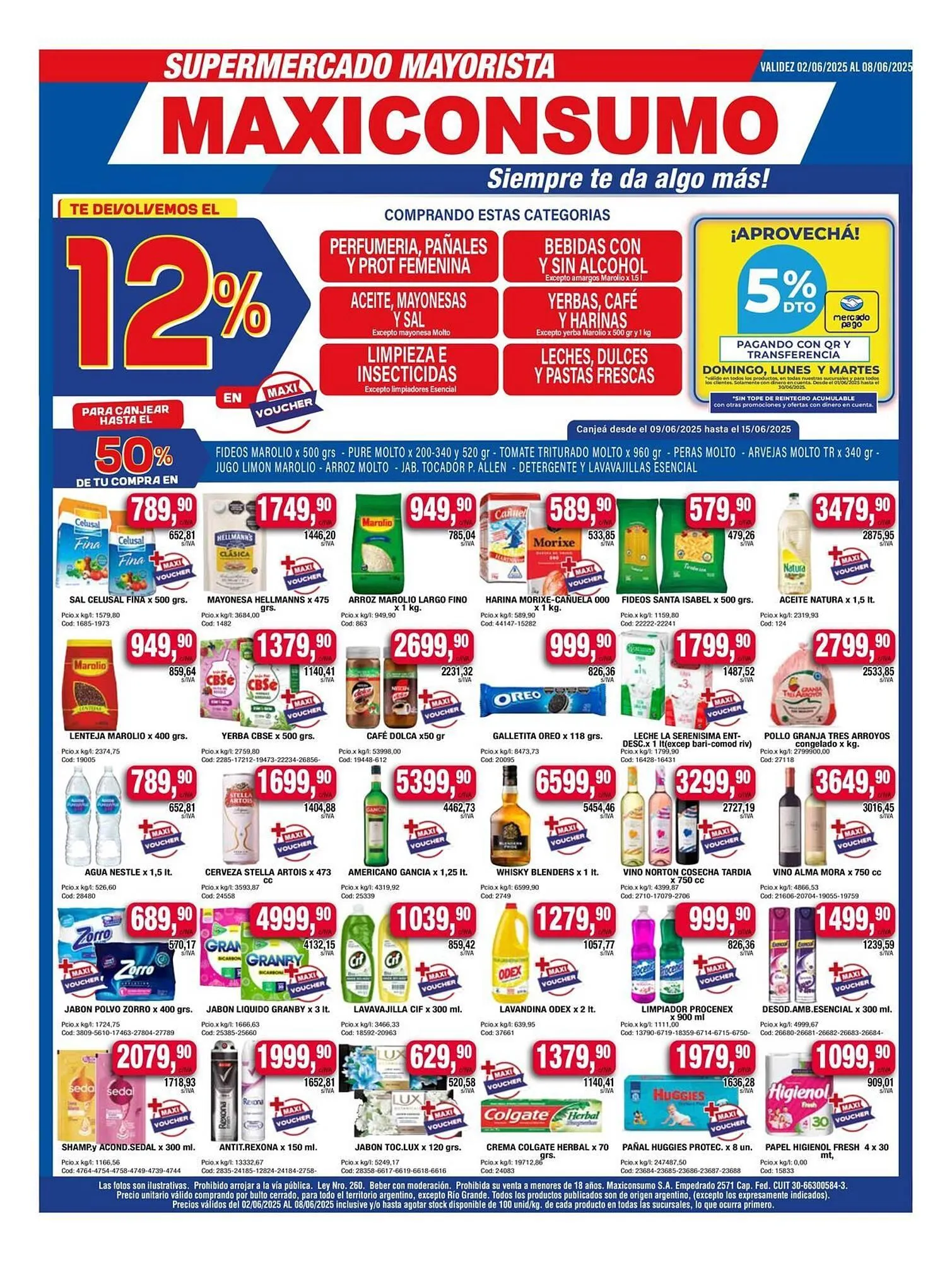 Ofertas de Catálogo Maxiconsumo 3 de junio al 8 de junio 2025 - Página 1 del catálogo