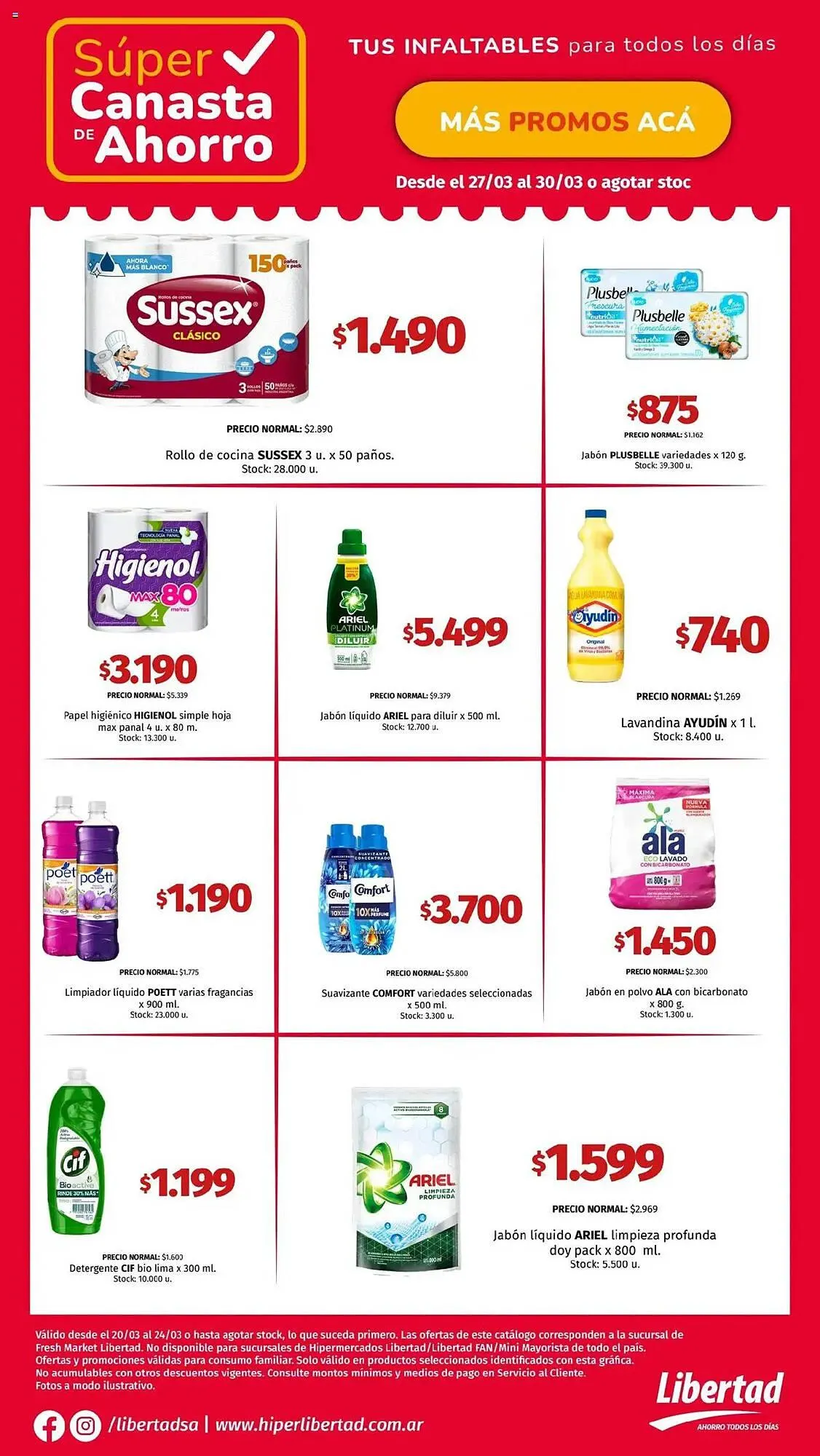 Ofertas de Catálogo Hipermercado Libertad 27 de marzo al 30 de marzo 2025 - Página 4 del catálogo