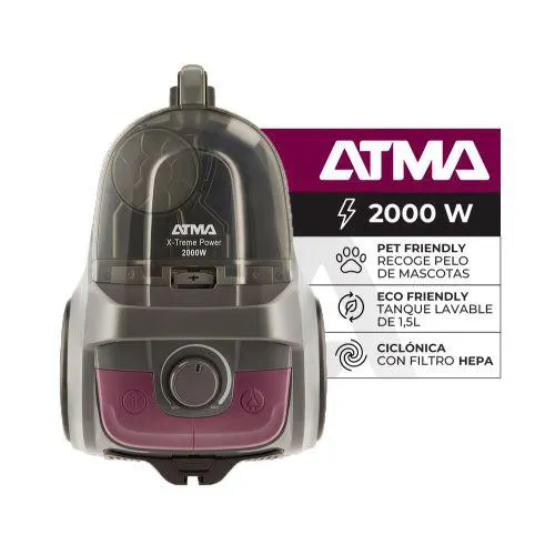 Aspiradora Atma X-Treme Power AS9033PI 2000W