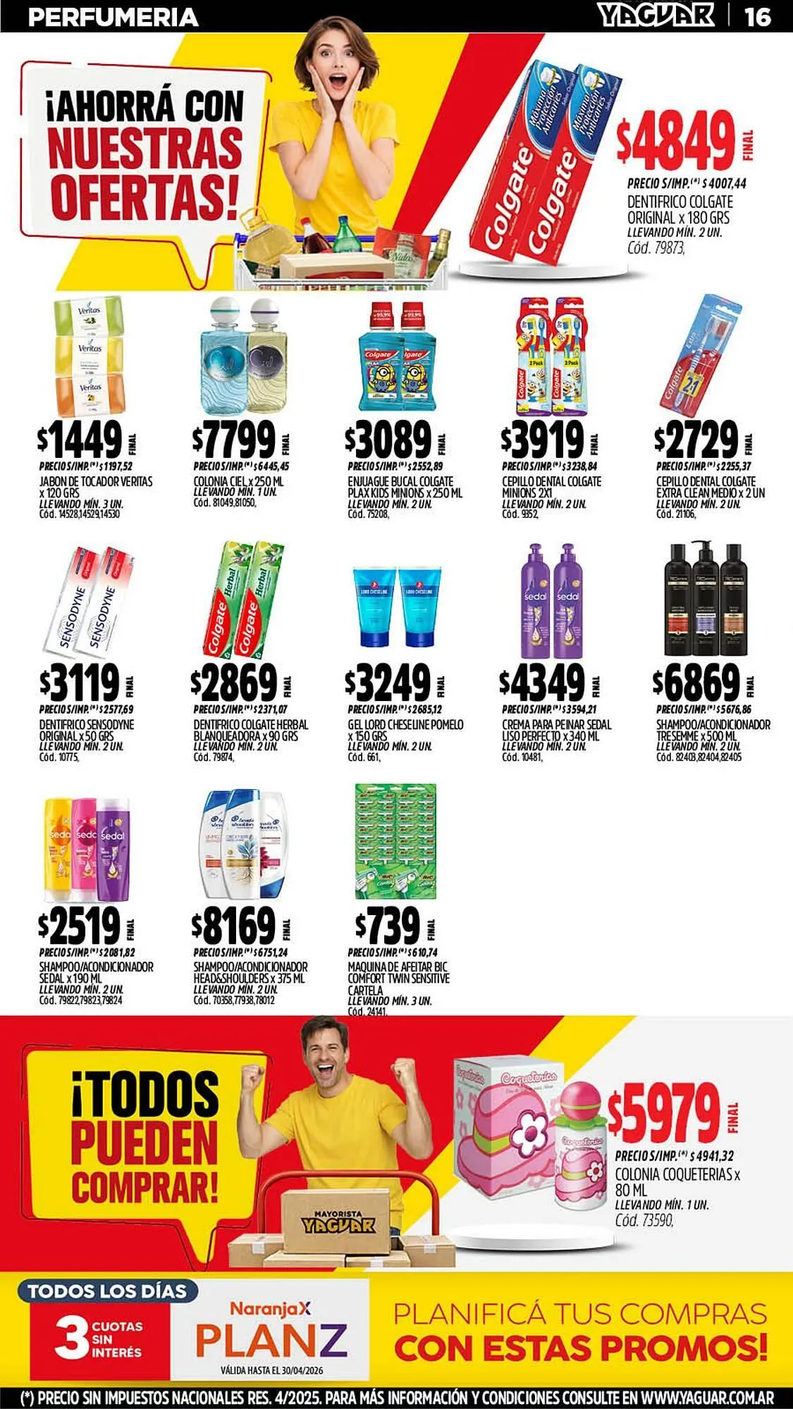 Ofertas de Catálogo Supermercados Yaguar 4 de mayo al 10 de mayo 2026 - Página 16 del catálogo