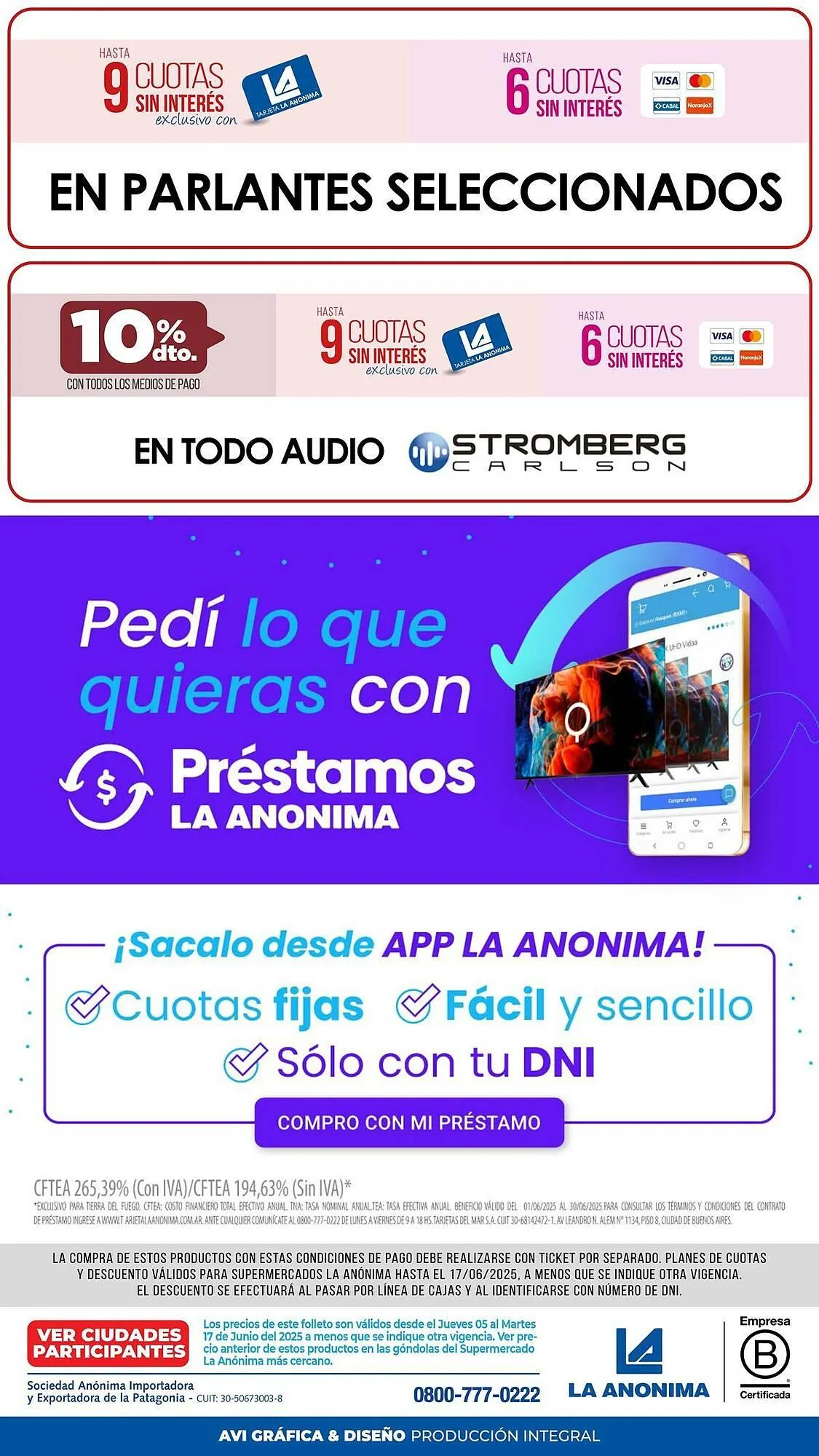 Ofertas de Catálogo La Anonima 5 de junio al 17 de junio 2025 - Página 15 del catálogo