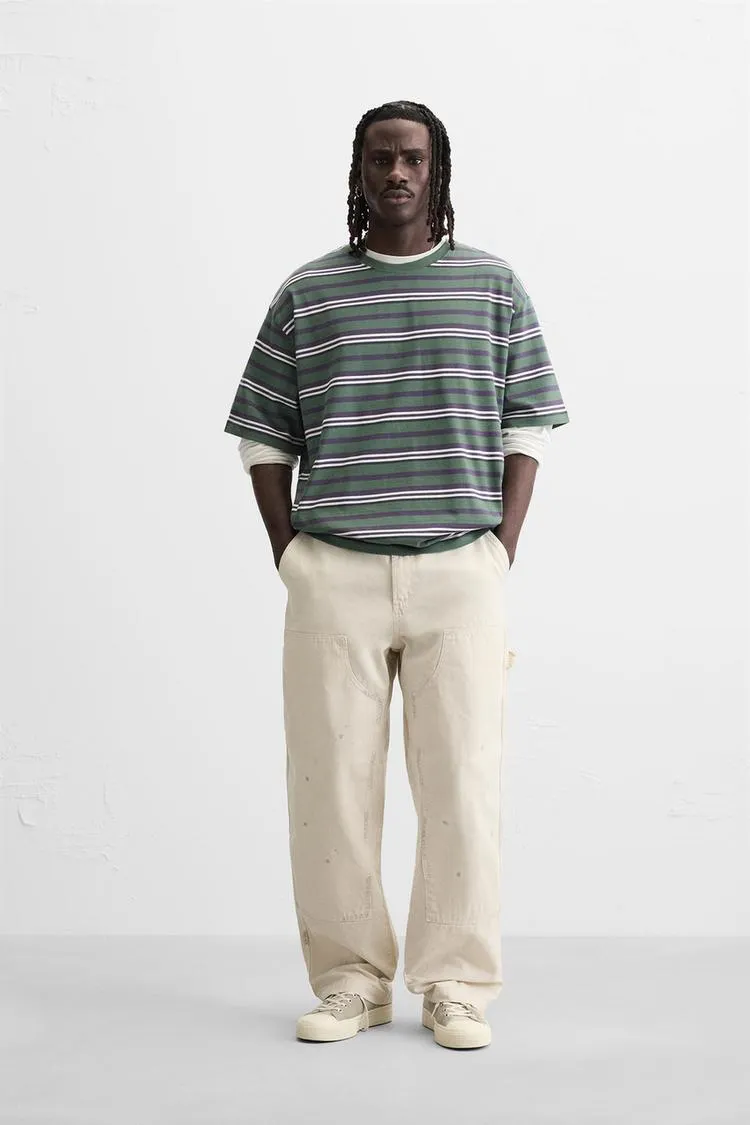 CAMISETA JACQUARD RAYAS