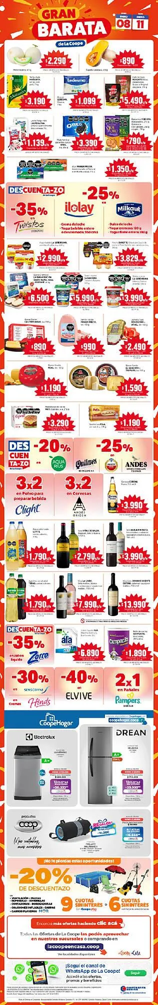 Ofertas de Catálogo Cooperativa Obrera 8 de enero al 11 de enero 2026 - Página 1 del catálogo