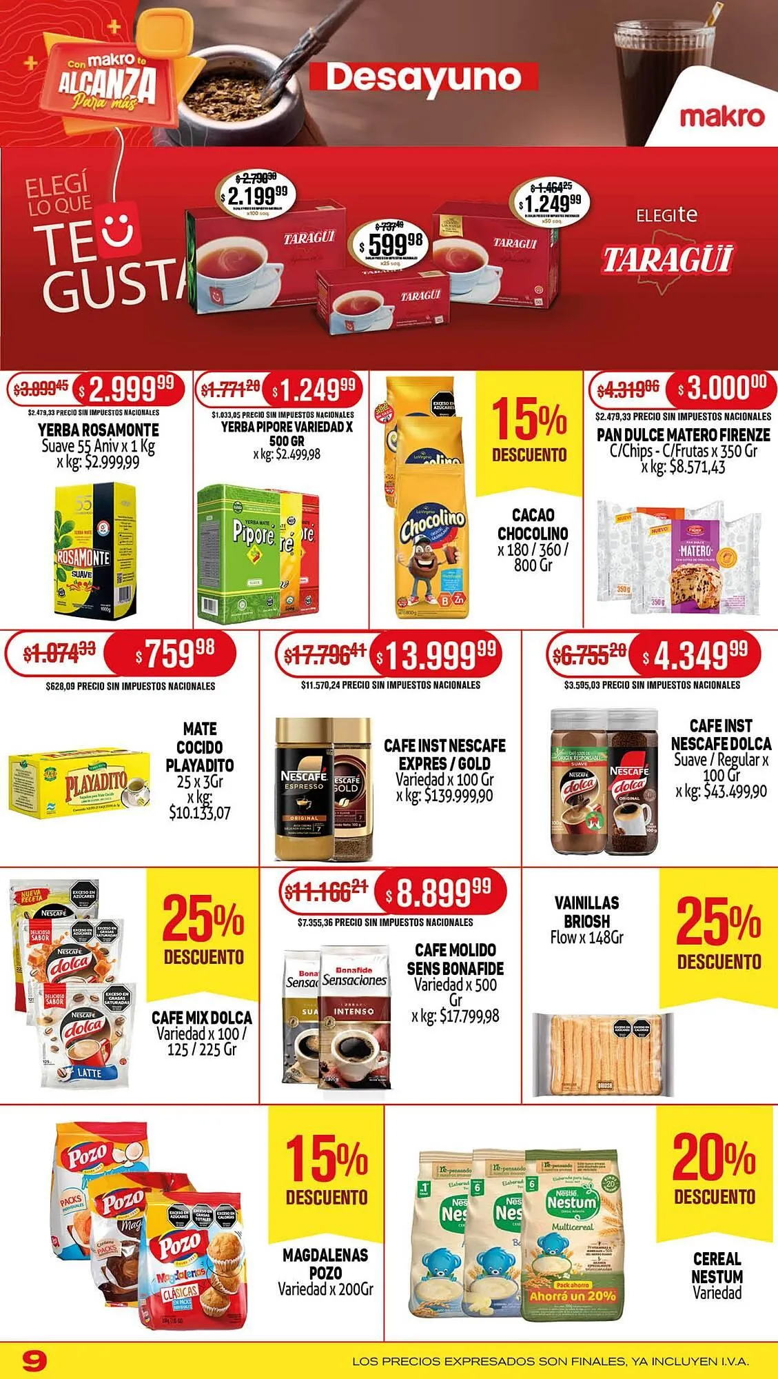 Ofertas de Catálogo Makro 12 de junio al 18 de junio 2025 - Página 9 del catálogo