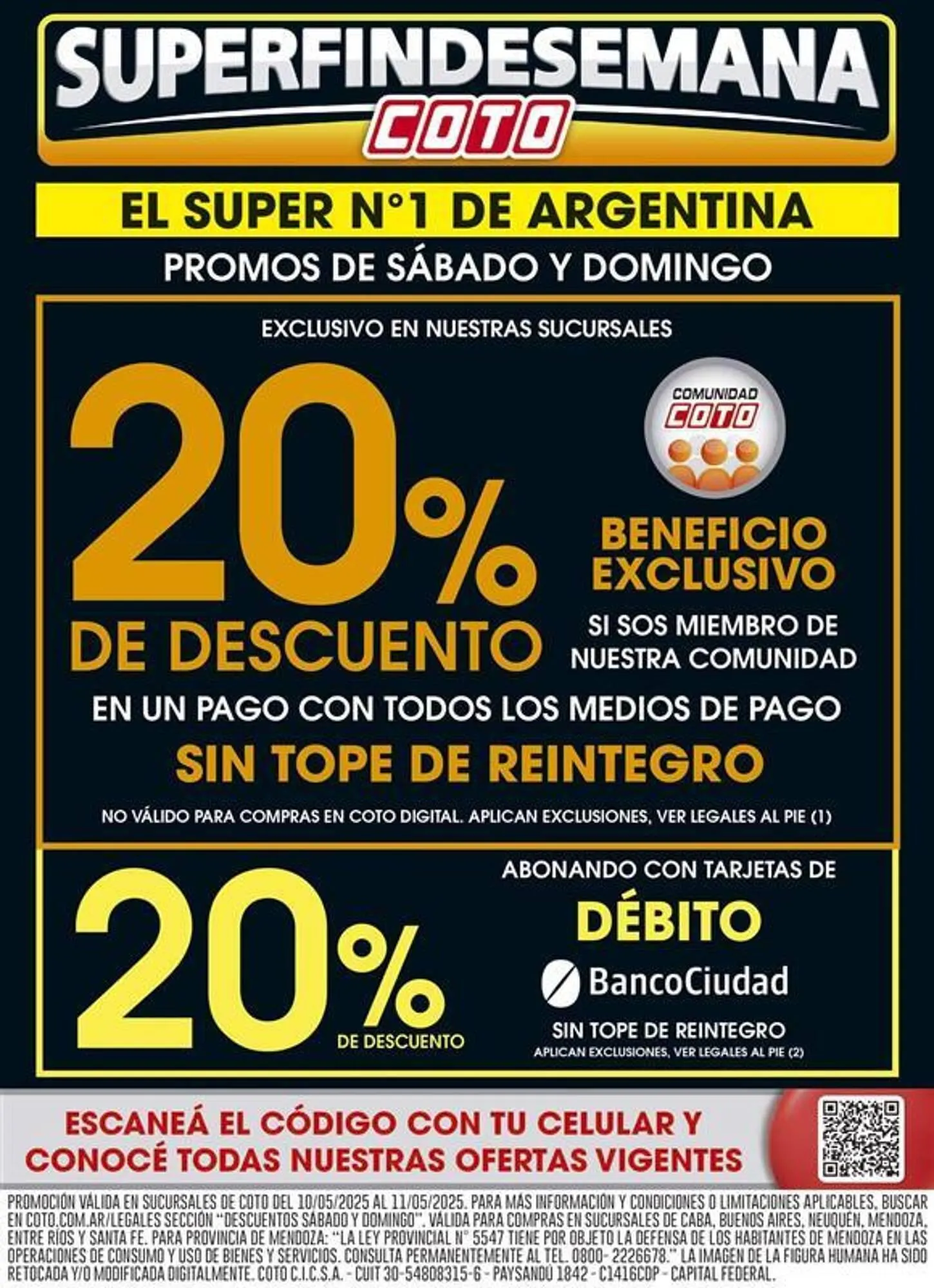 Ofertas de Catálogo Coto 10 de mayo al 12 de mayo 2025 - Página 1 del catálogo