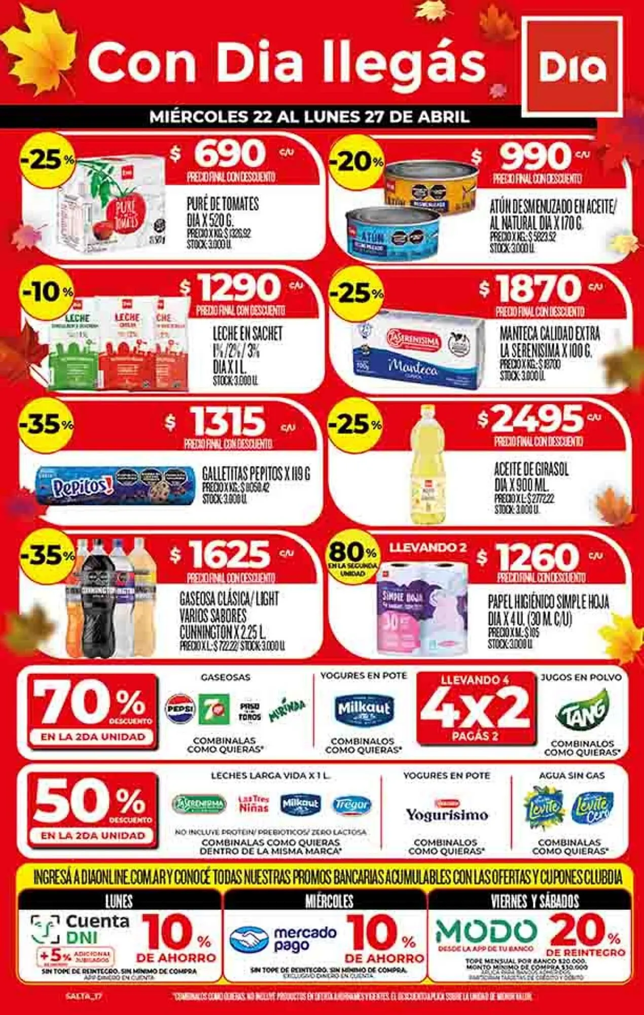 Ofertas de Folleto Supermercados DIA 21 de abril al 27 de abril 2026 - Página 1 del catálogo