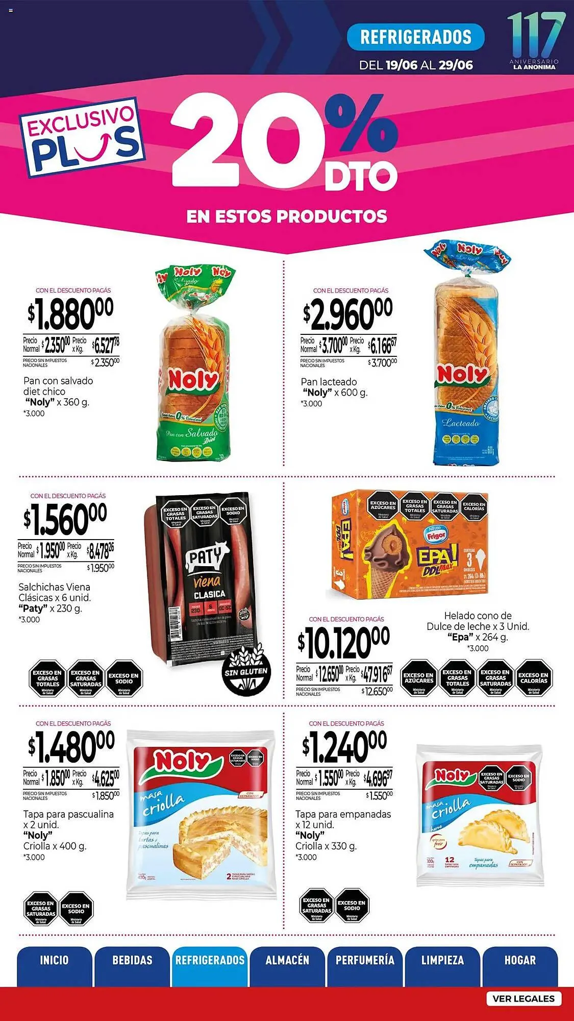 Ofertas de Catálogo La Anonima 19 de junio al 30 de junio 2025 - Página 17 del catálogo