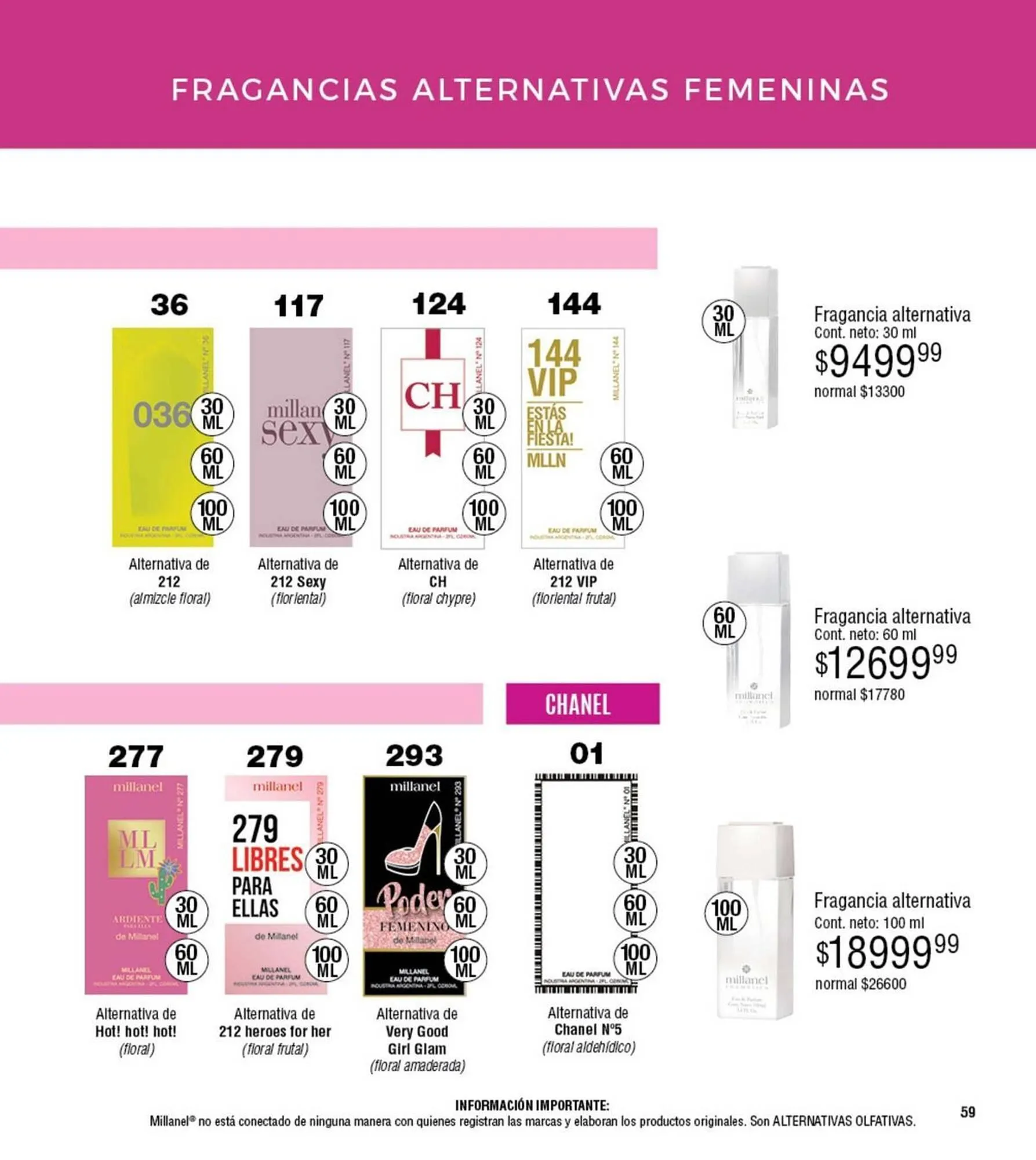 Ofertas de Catálogo Millanel Cosmética 27 de febrero al 31 de marzo 2025 - Página 59 del catálogo