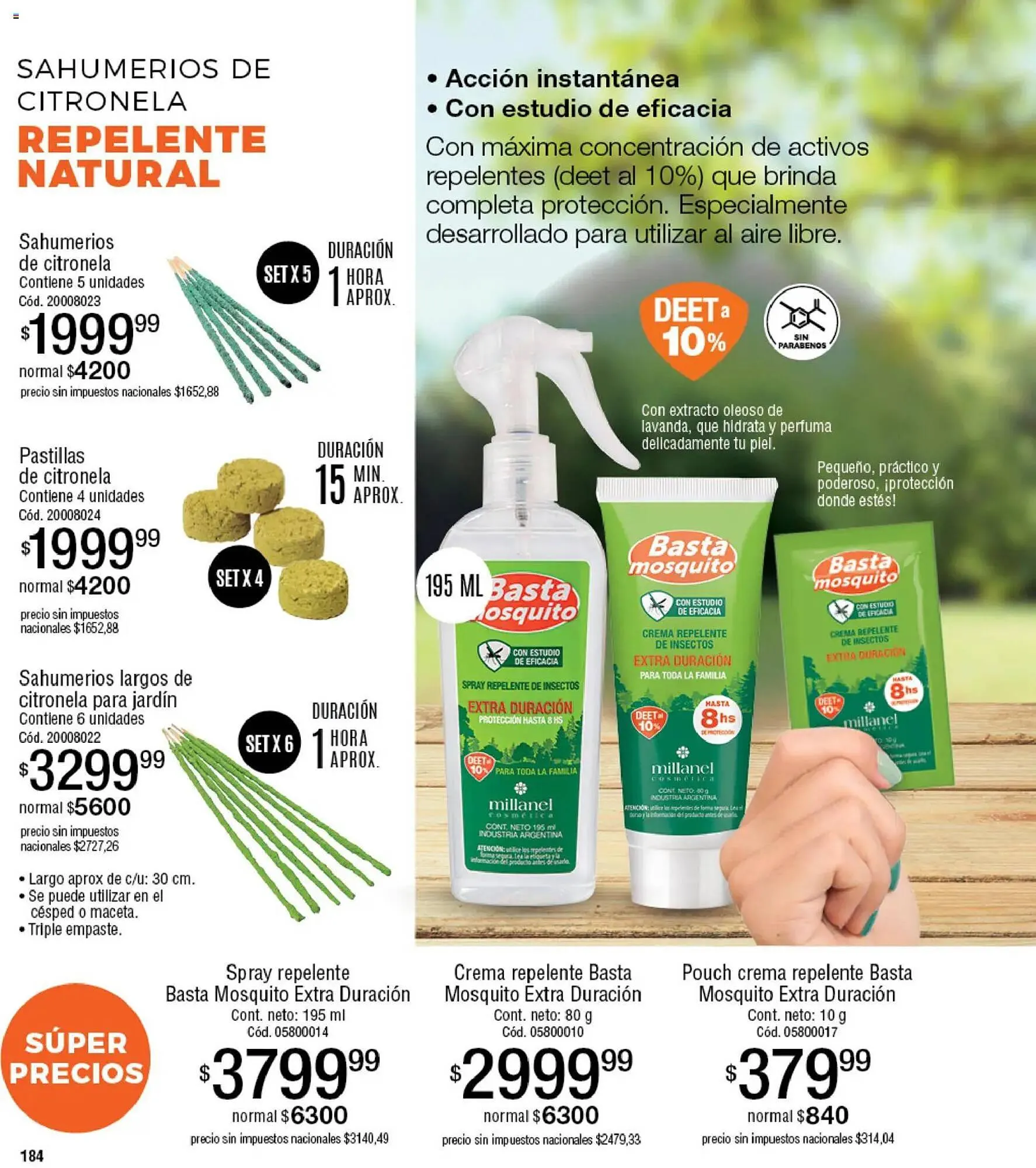 Ofertas de Catálogo Millanel Cosmética 30 de marzo al 27 de abril 2026 - Página 184 del catálogo