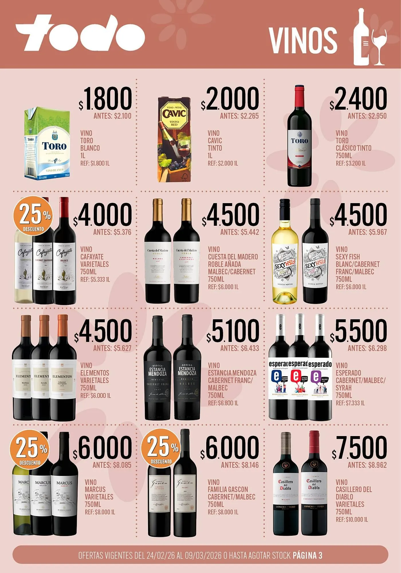 Ofertas de Catálogo Supermercados Todo 23 de febrero al 9 de marzo 2026 - Página 3 del catálogo