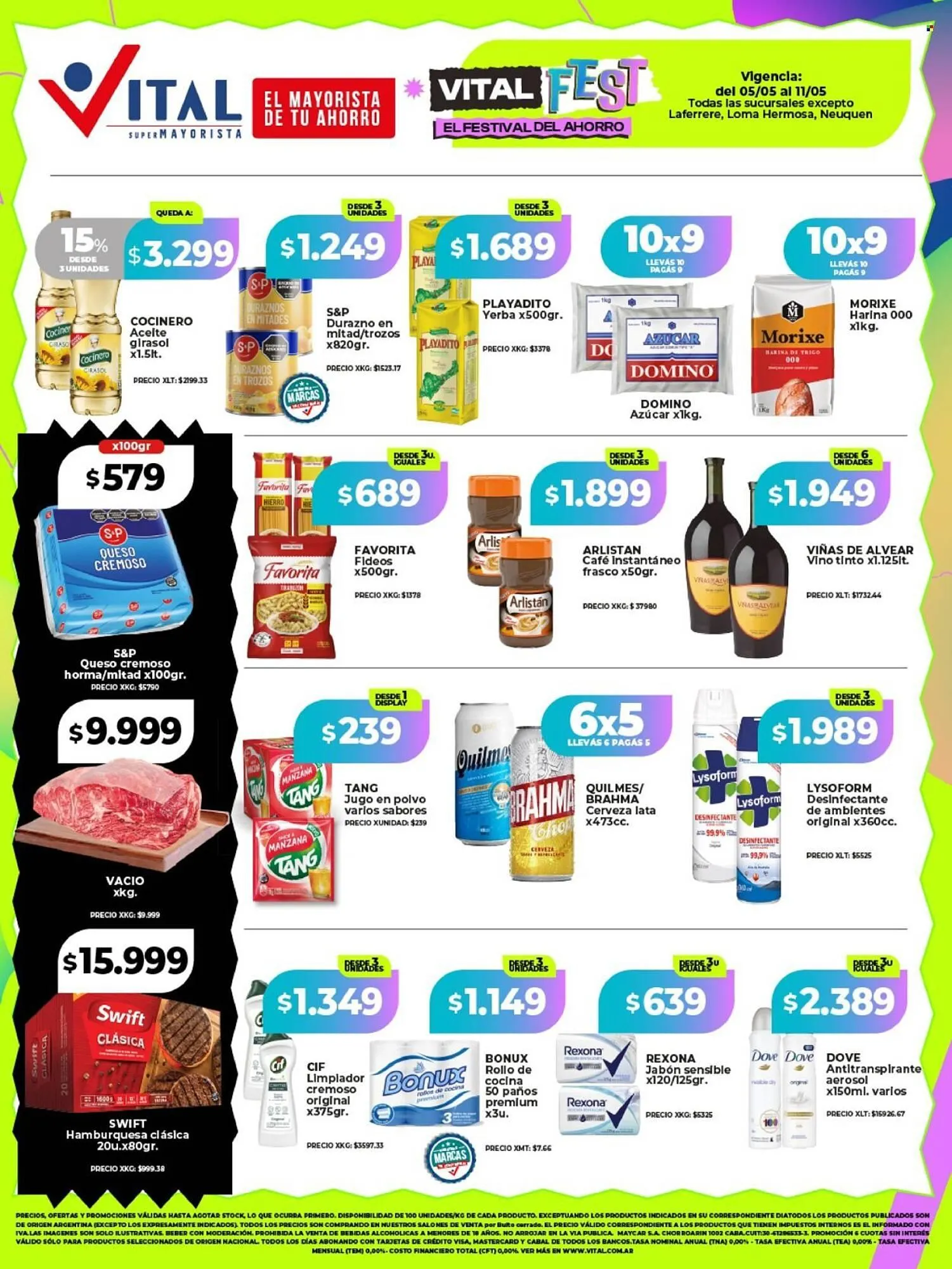 Ofertas de Catálogo Supermayorista Vital 5 de mayo al 13 de mayo 2025 - Página 1 del catálogo