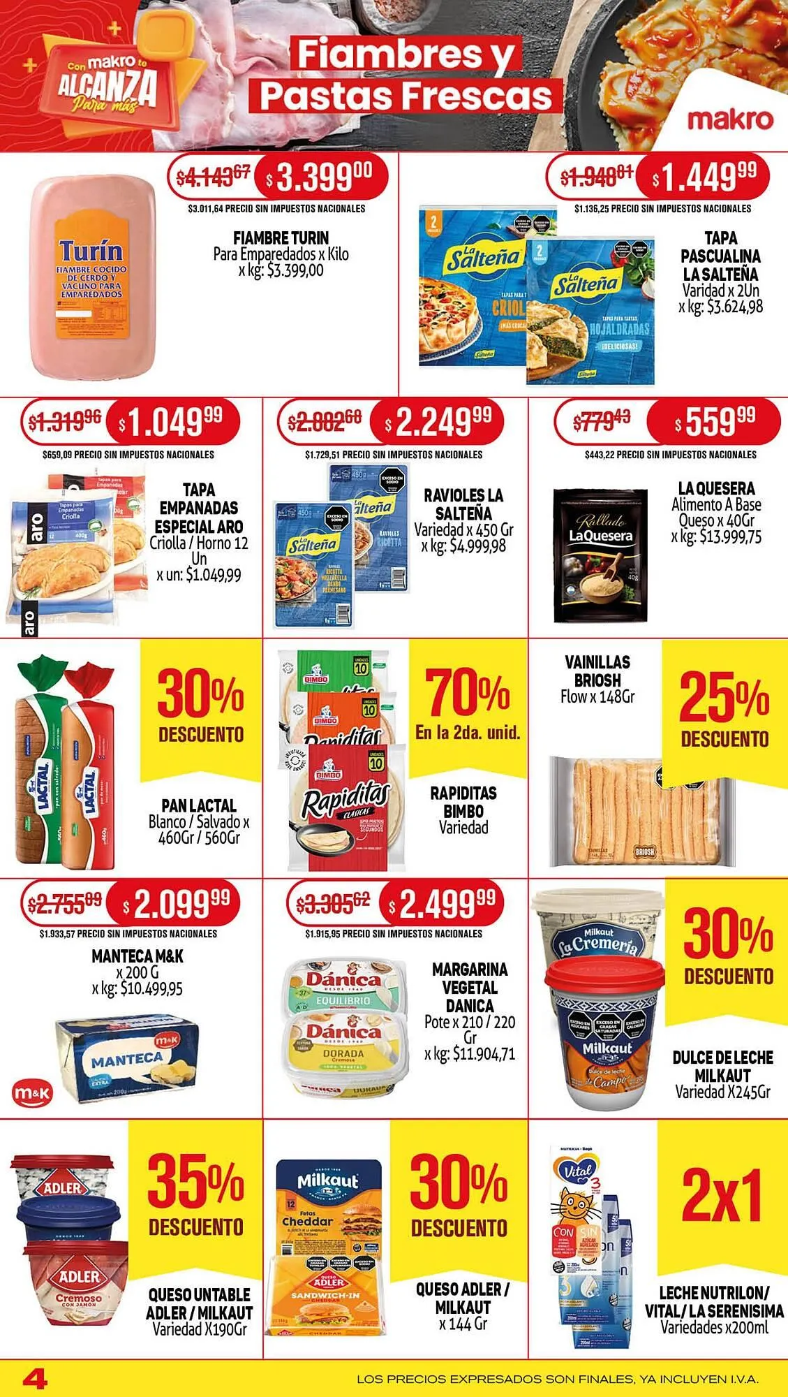 Ofertas de Catálogo Makro 26 de junio al 29 de junio 2025 - Página 4 del catálogo