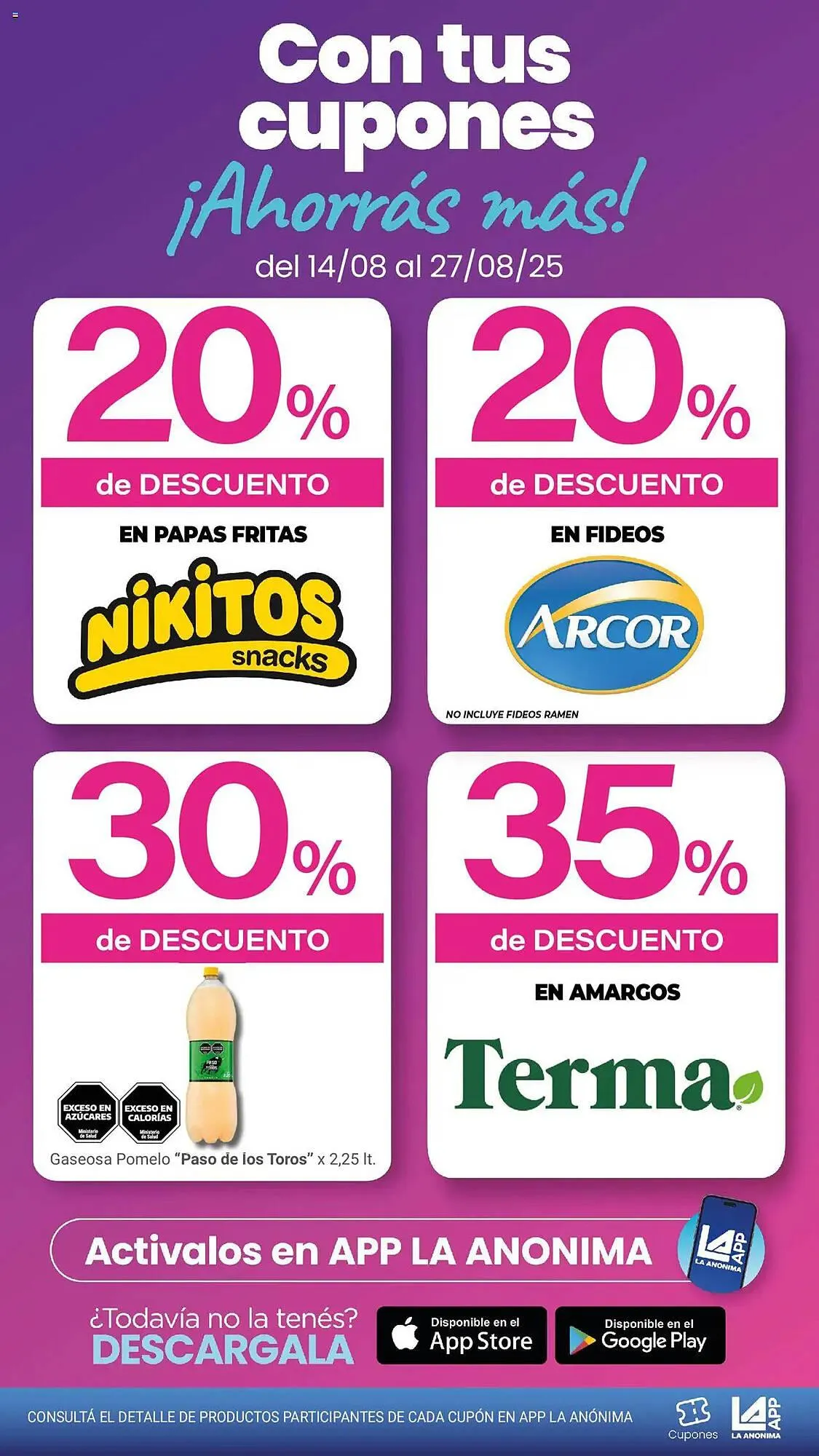 Ofertas de Catálogo La Anonima 14 de agosto al 25 de agosto 2025 - Página 3 del catálogo