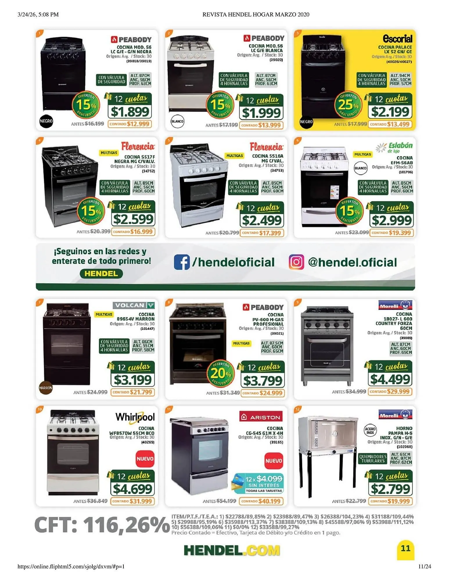 Ofertas de Catálogo Hendel 24 de marzo al 31 de marzo 2026 - Página 11 del catálogo