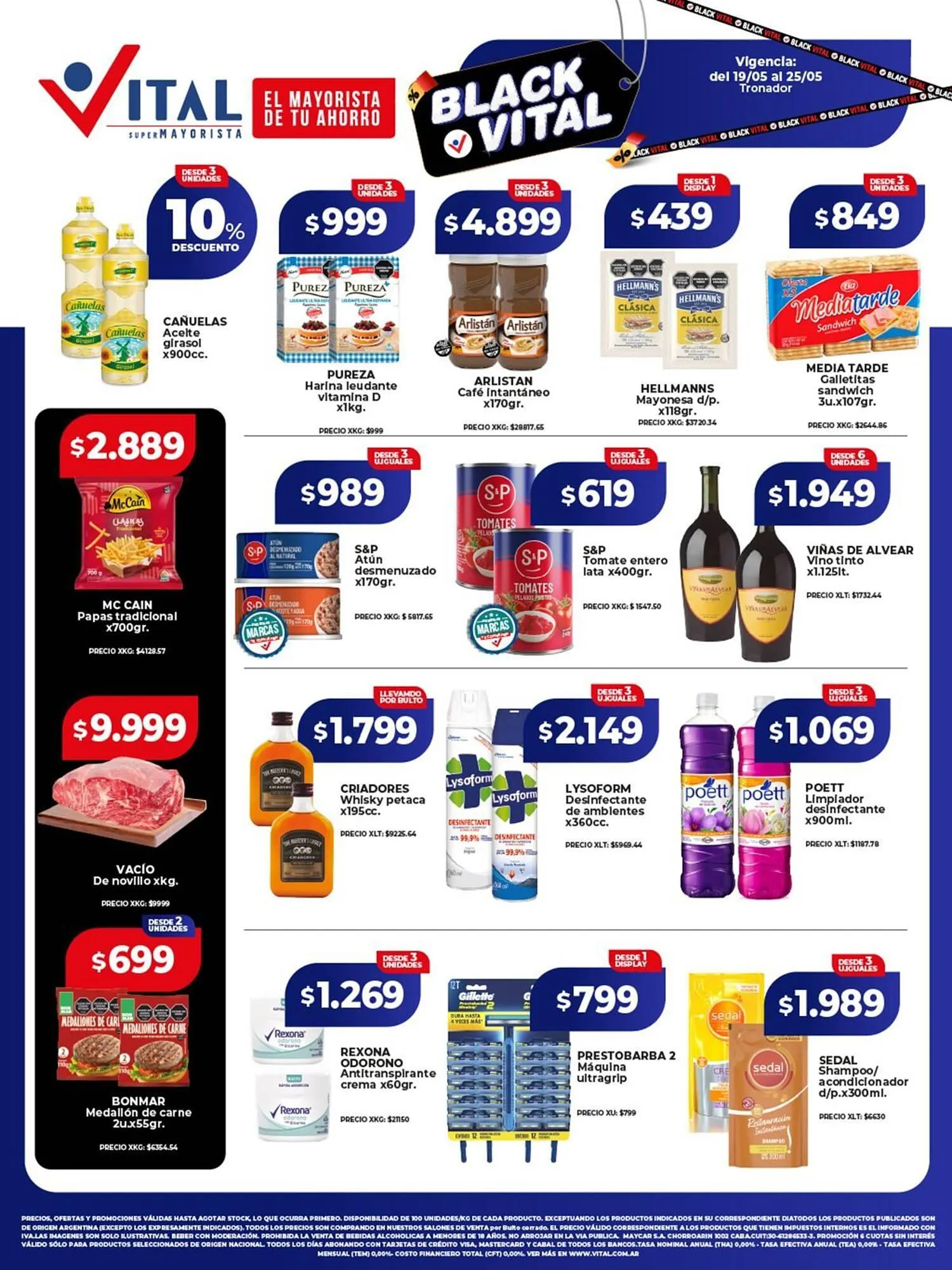 Ofertas de Catálogo Supermayorista Vital 19 de mayo al 25 de mayo 2025 - Página 1 del catálogo