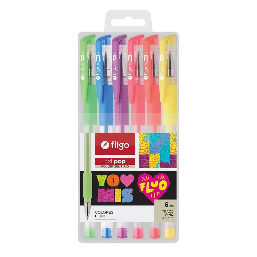 ROLLER GEL POP EST X6