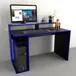 Escritorio Gamer de MDP negro y azul