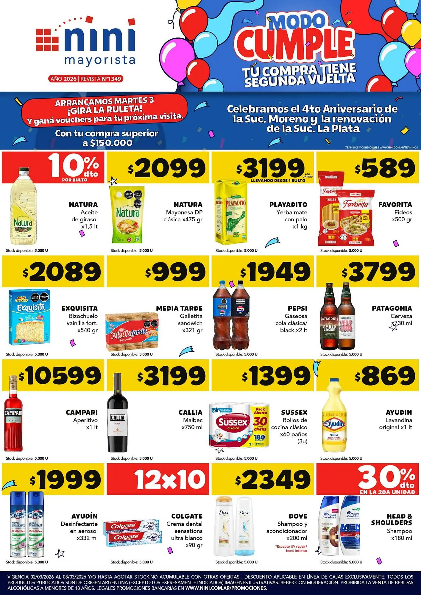 Ofertas de Catálogo Nini Mayorista 2 de marzo al 8 de marzo 2026 - Página 1 del catálogo