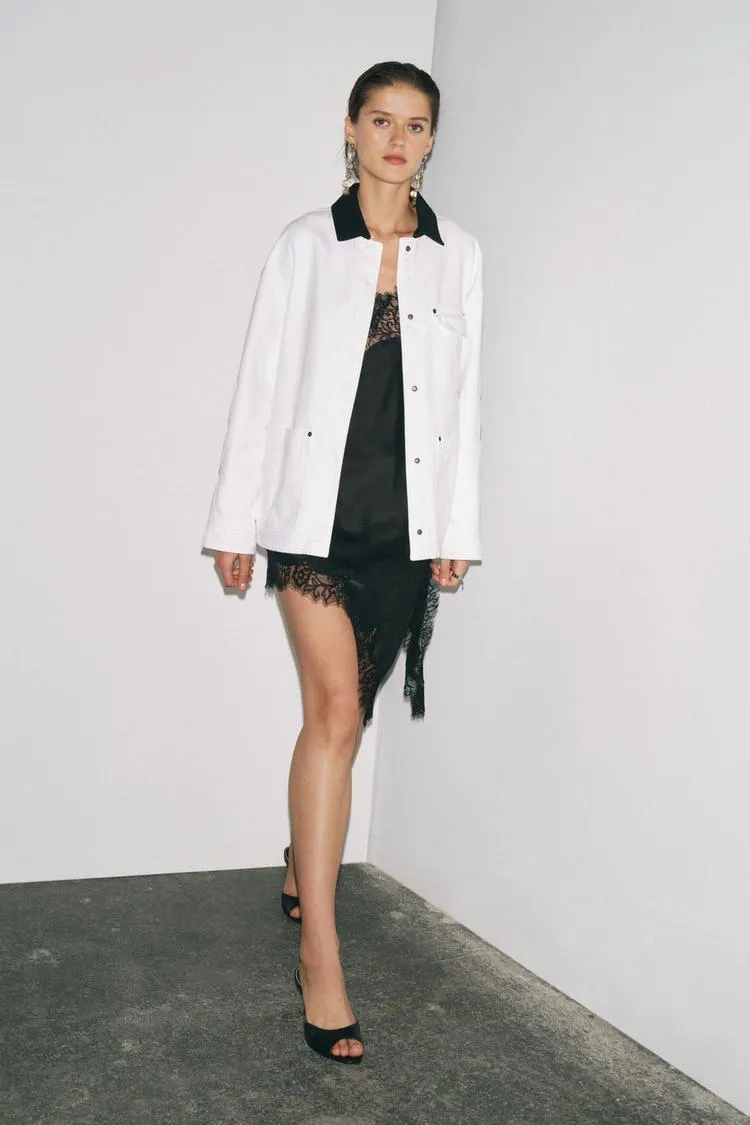 SOBRECAMISA CUELLO CONTRASTE ZW COLLECTION