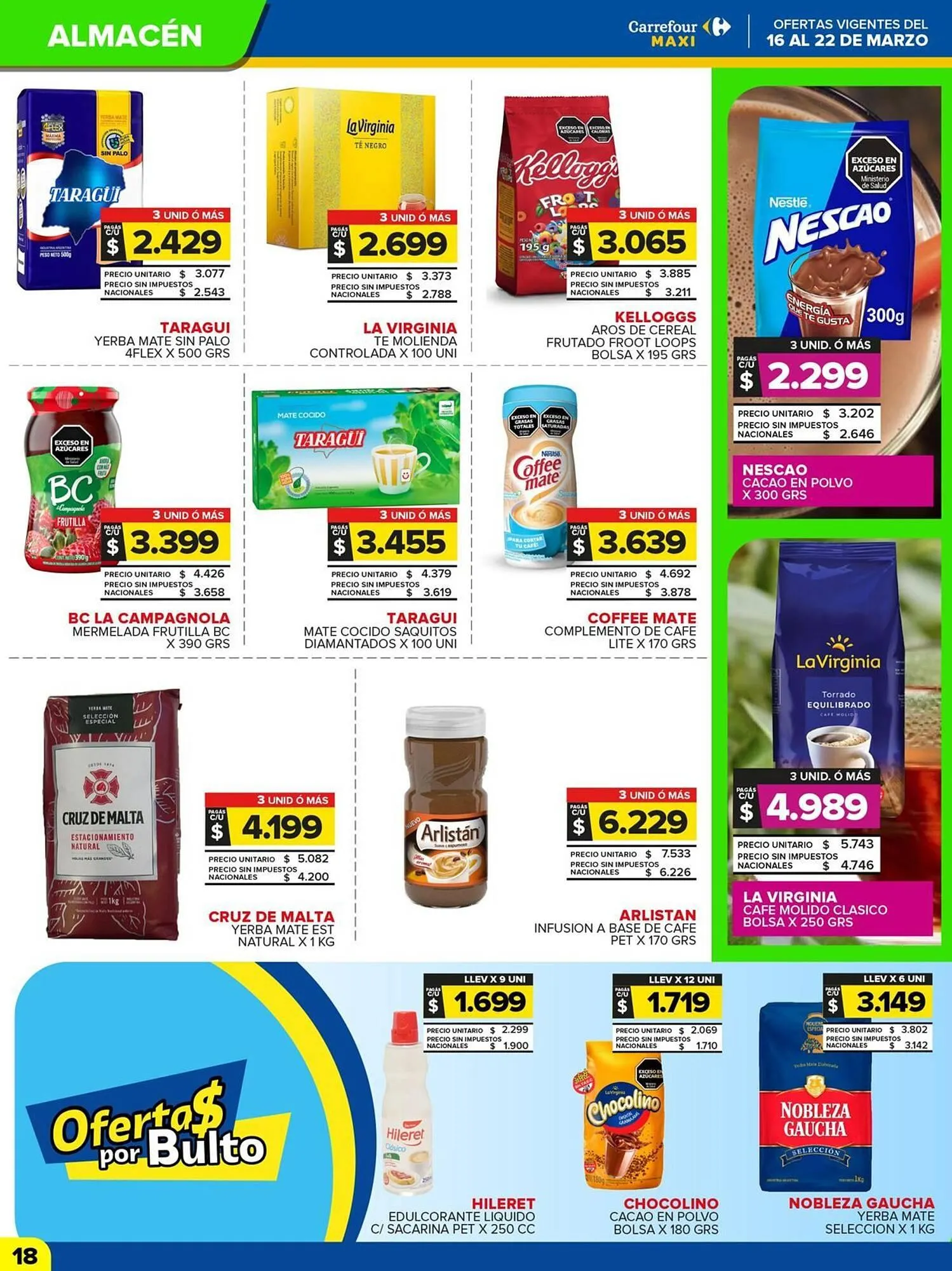 Ofertas de Folleto Carrefour Maxi 16 de marzo al 23 de marzo 2026 - Página 18 del catálogo