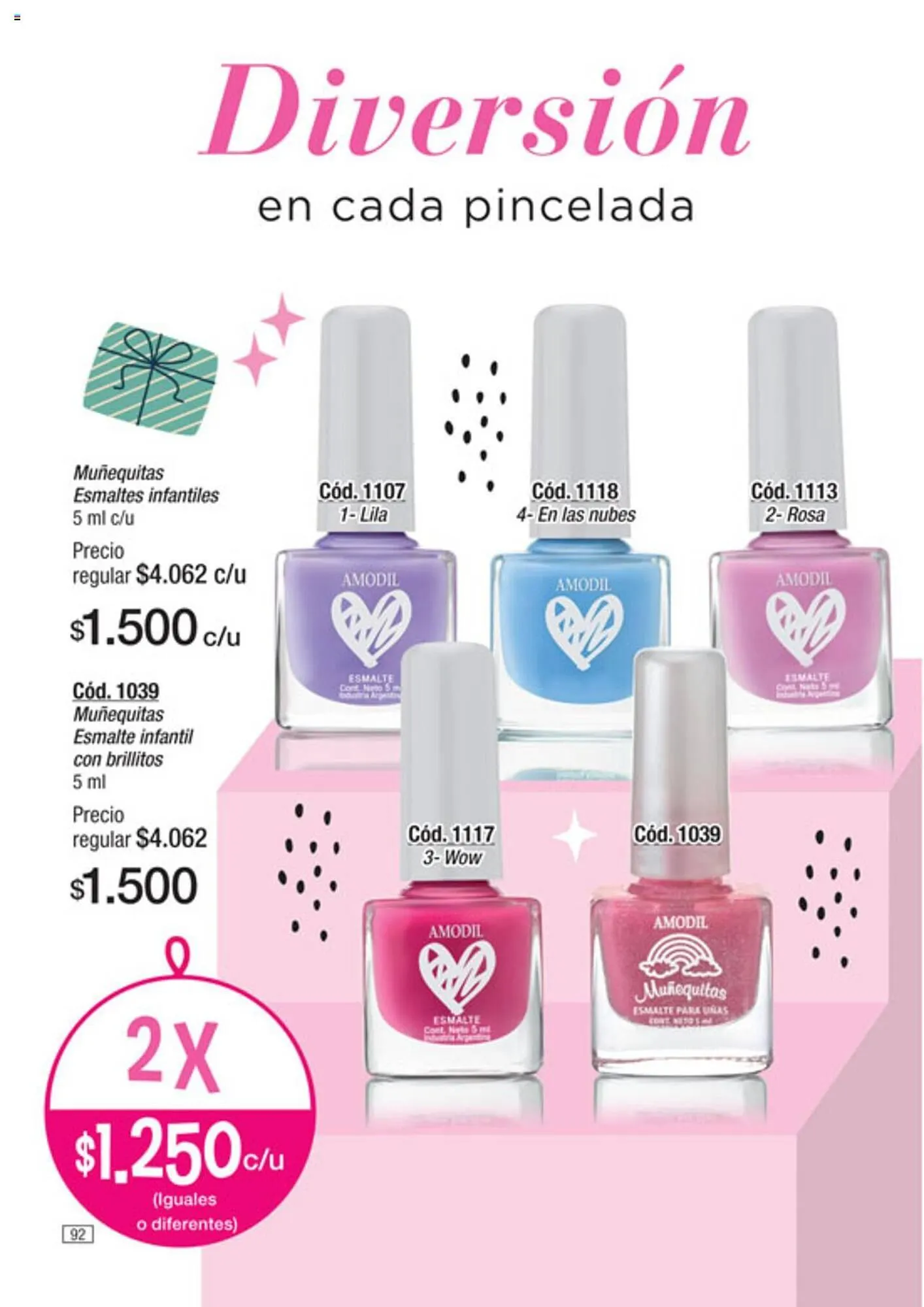 Ofertas de Catálogo Amodil 6 de diciembre al 19 de diciembre 2023 - Página 92 del catálogo