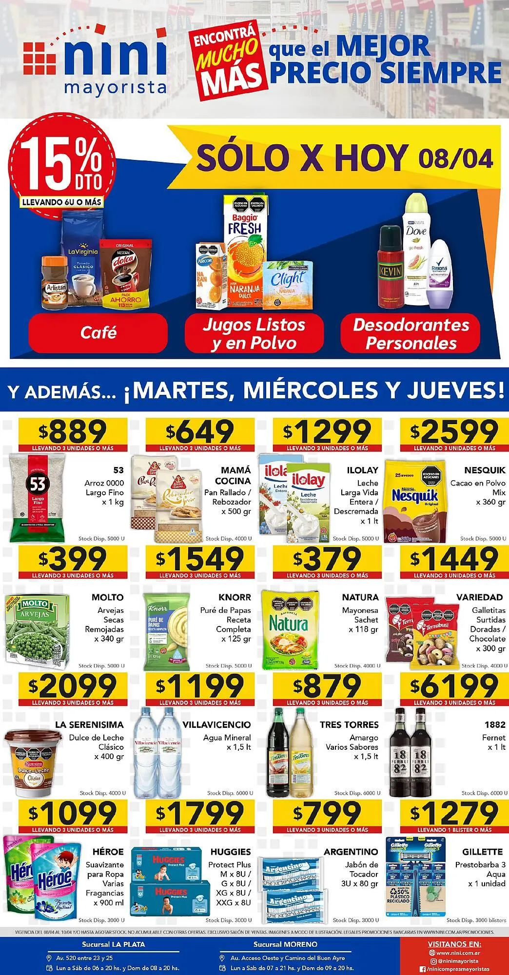 Ofertas de Catálogo Nini Mayorista 8 de abril al 10 de abril 2025 - Página 1 del catálogo
