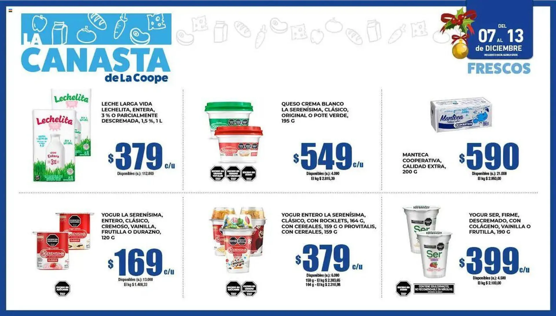 Ofertas de Catálogo Cooperativa Obrera 7 de diciembre al 13 de diciembre 2023 - Página 1 del catálogo