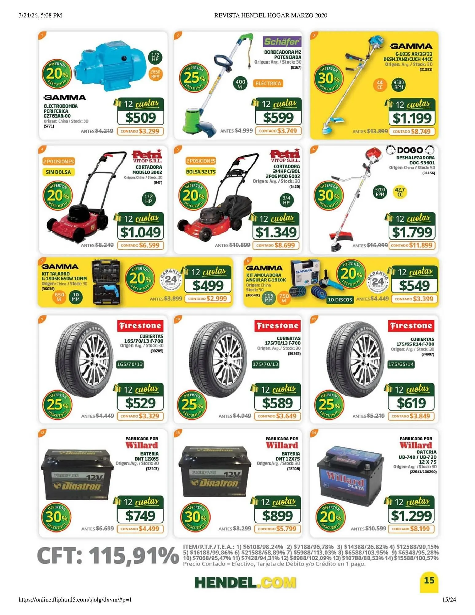 Ofertas de Catálogo Hendel 24 de marzo al 31 de marzo 2026 - Página 15 del catálogo