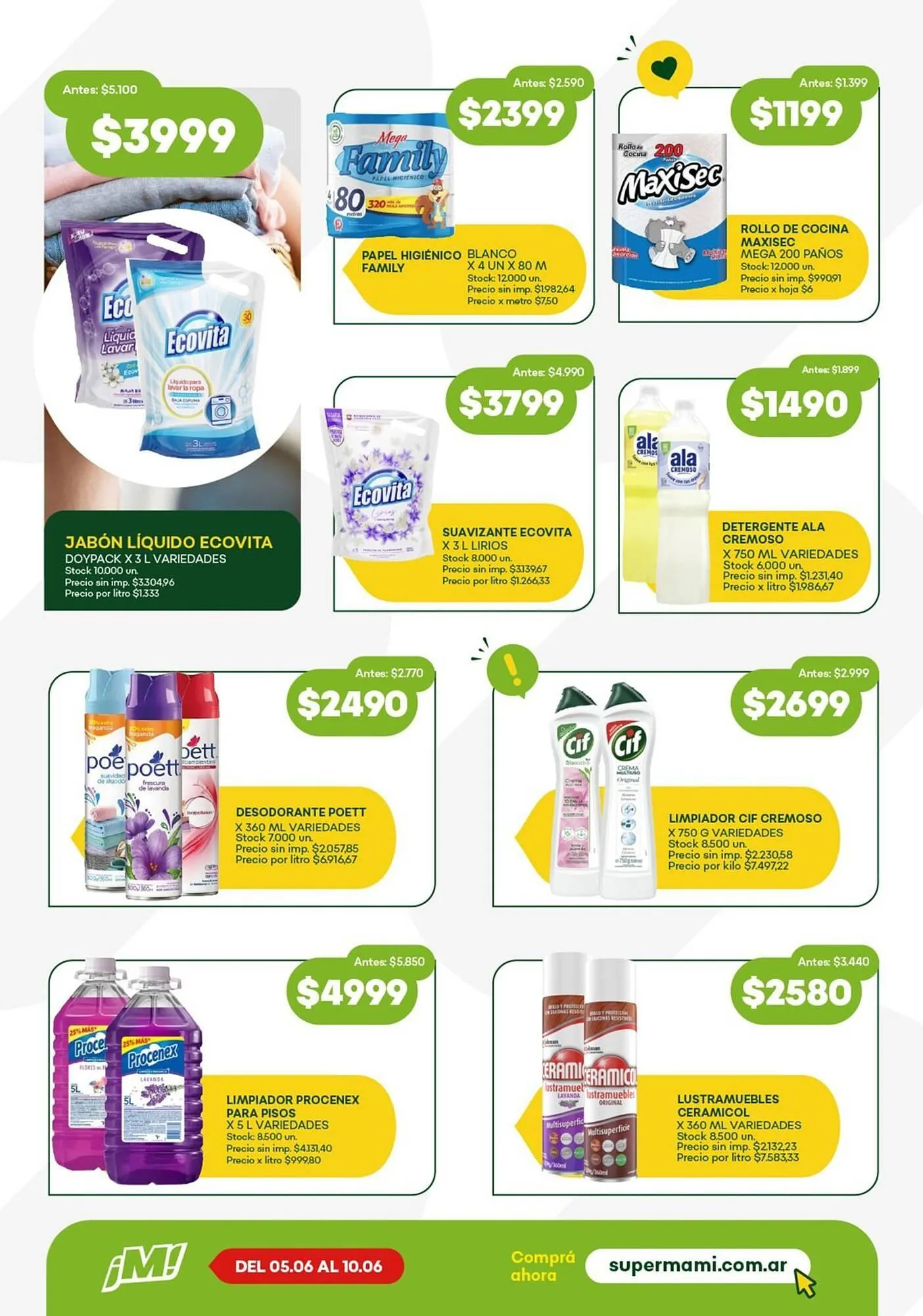 Ofertas de Catálogo Super MAMI 5 de junio al 10 de junio 2025 - Página 6 del catálogo