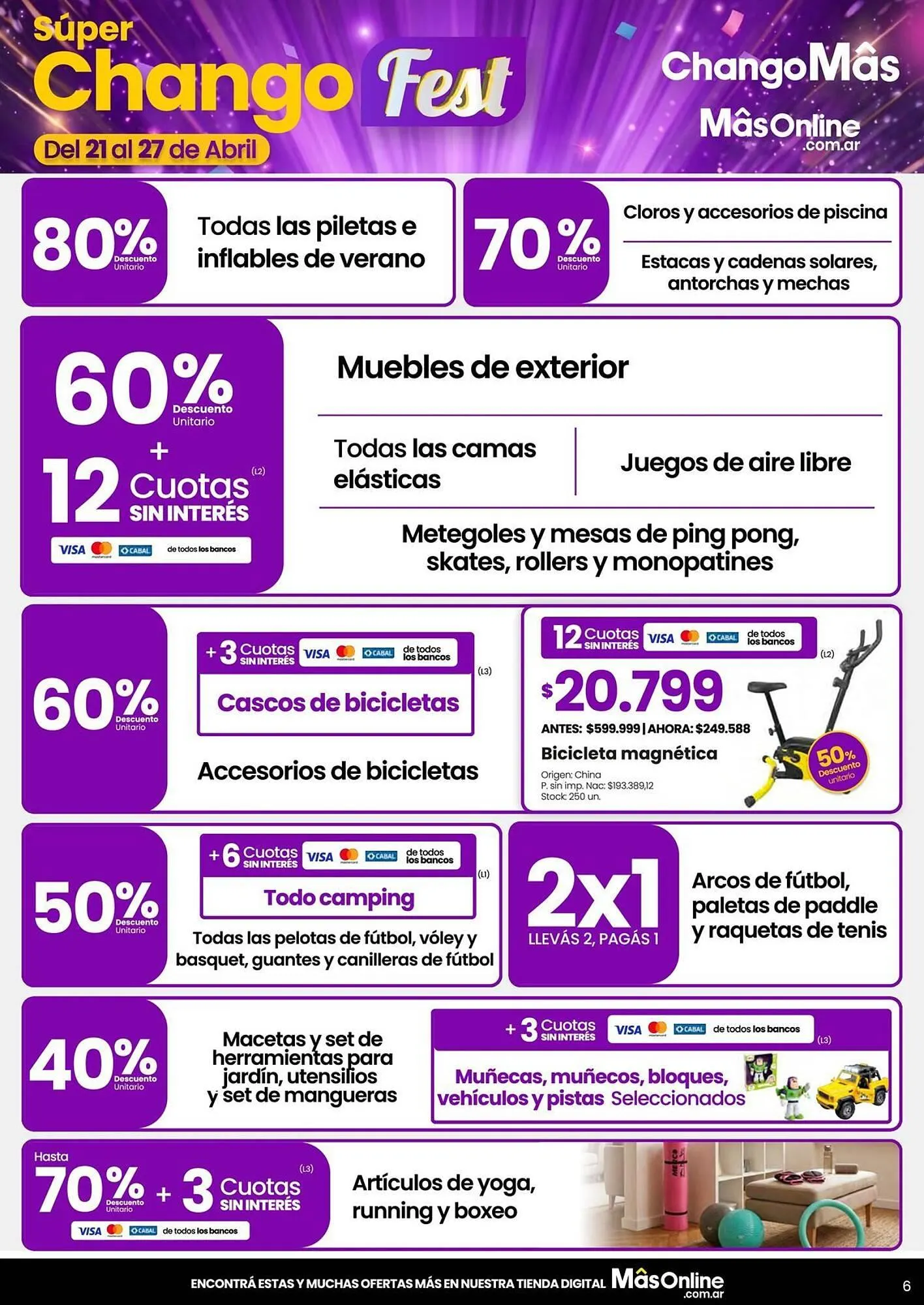 Ofertas de Catálogo Changomas 21 de abril al 27 de abril 2026 - Página 6 del catálogo