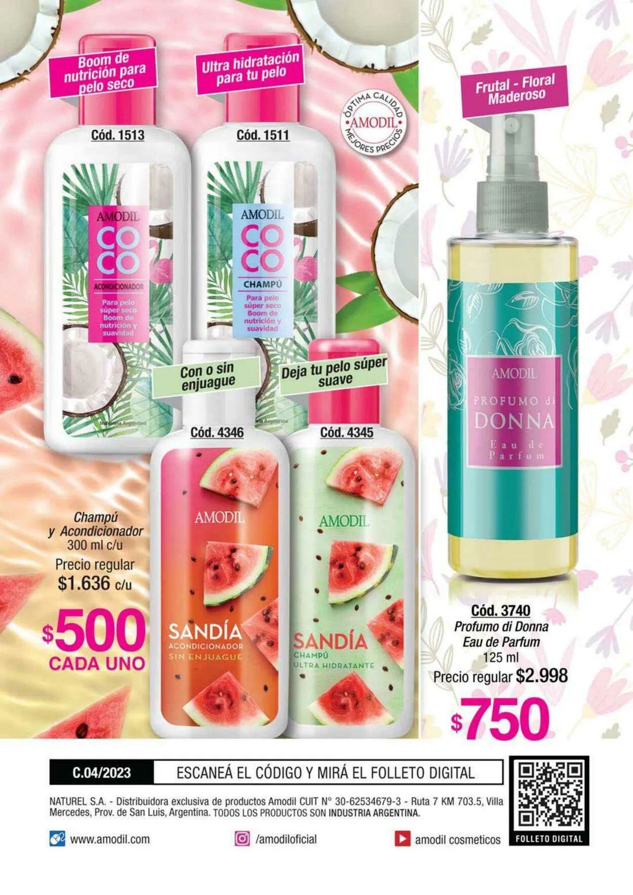 Ofertas de Amodil 2 de noviembre al 30 de noviembre 2023 - Página 164 del catálogo