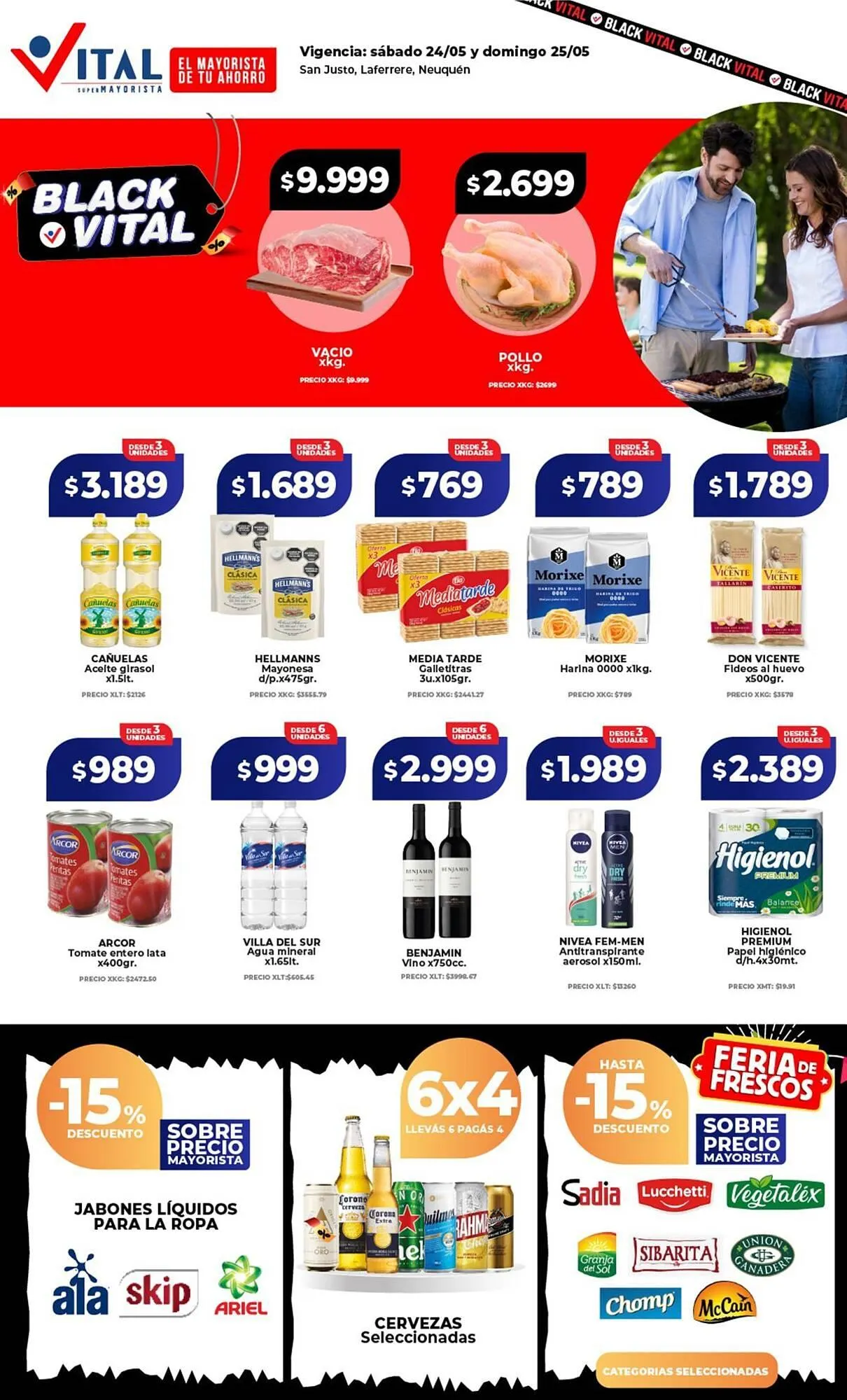 Ofertas de Catálogo Supermayorista Vital 24 de mayo al 25 de mayo 2025 - Página 1 del catálogo