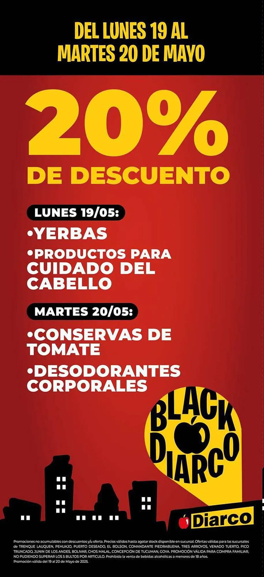 Ofertas de Catálogo Diarco 19 de mayo al 20 de mayo 2025 - Página 1 del catálogo