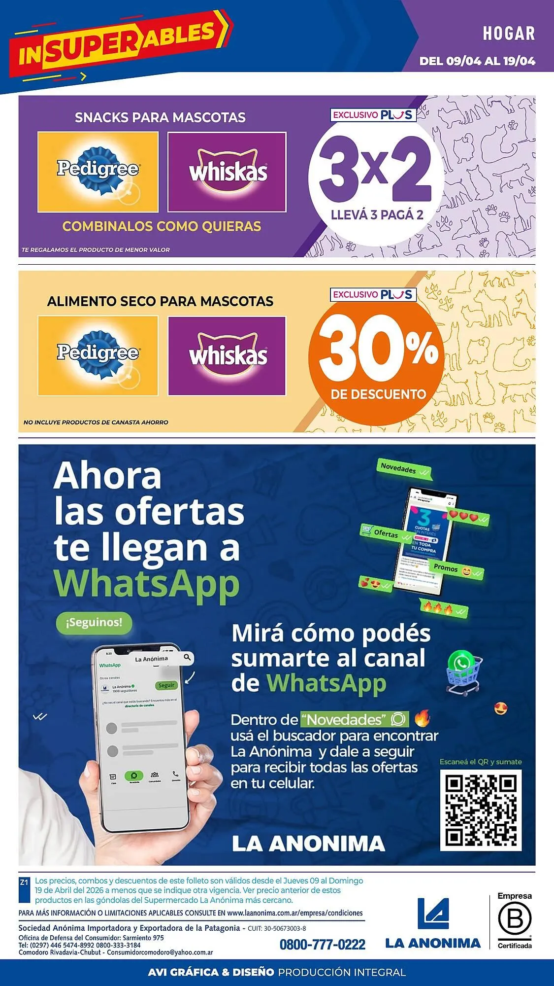 Ofertas de Catálogo La Anonima 10 de abril al 19 de abril 2026 - Página 38 del catálogo