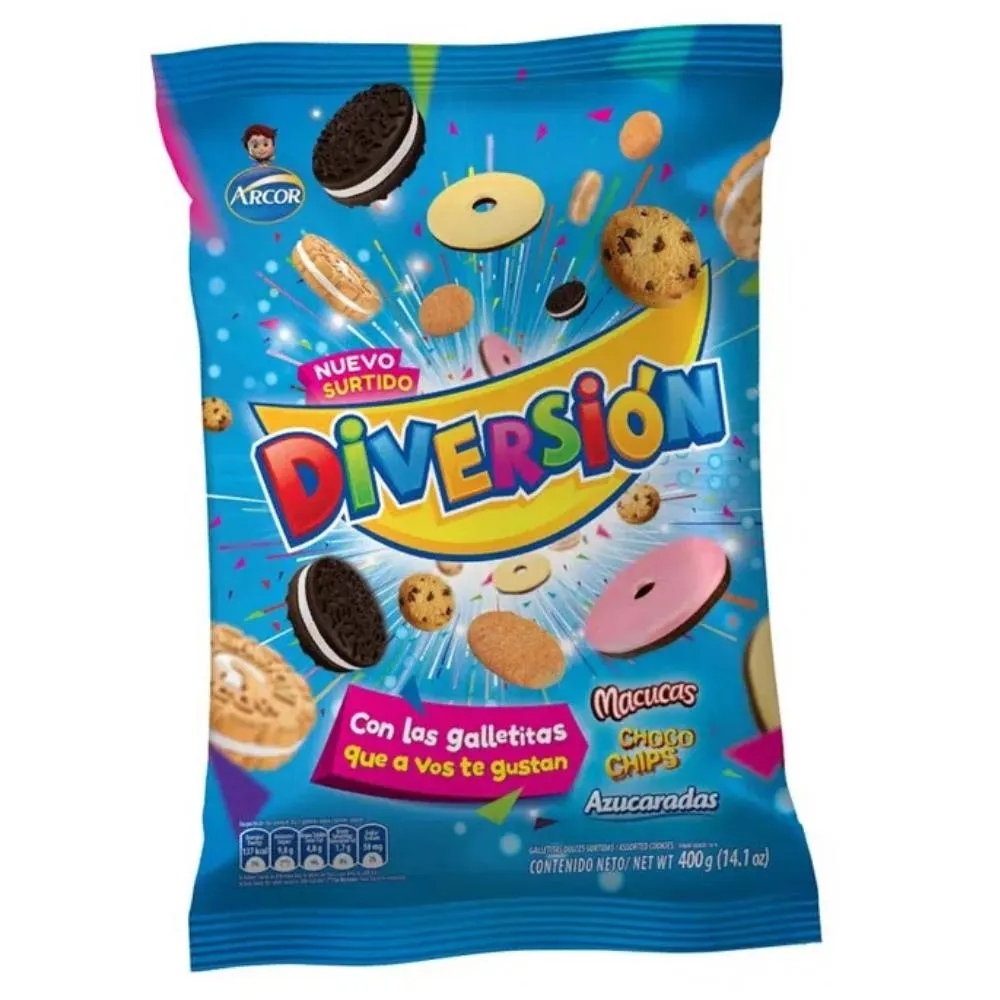 GALLETITAS DULCES DIVERSION X 400Grs