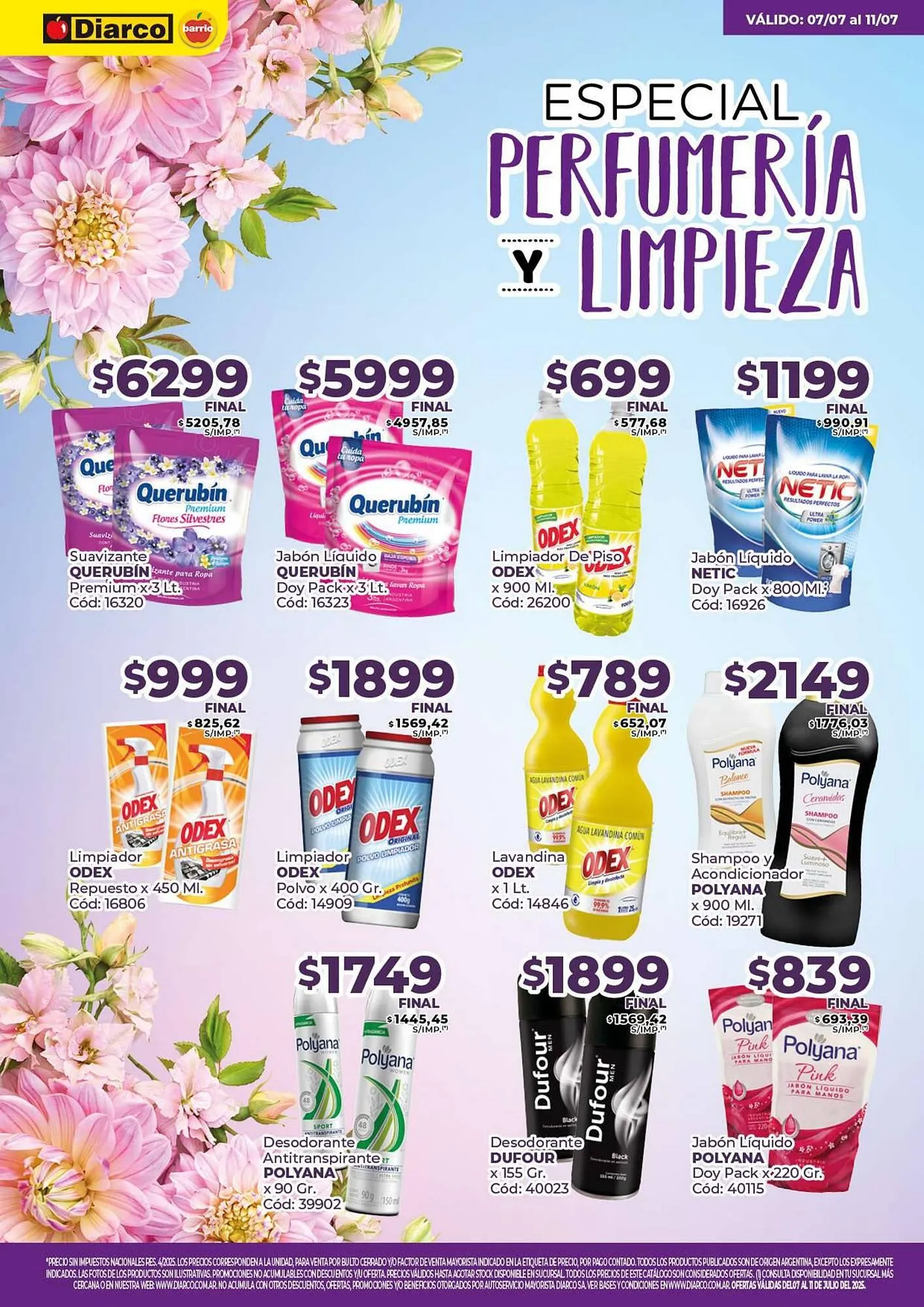 Ofertas de Catálogo Diarco 7 de julio al 11 de julio 2025 - Página 1 del catálogo