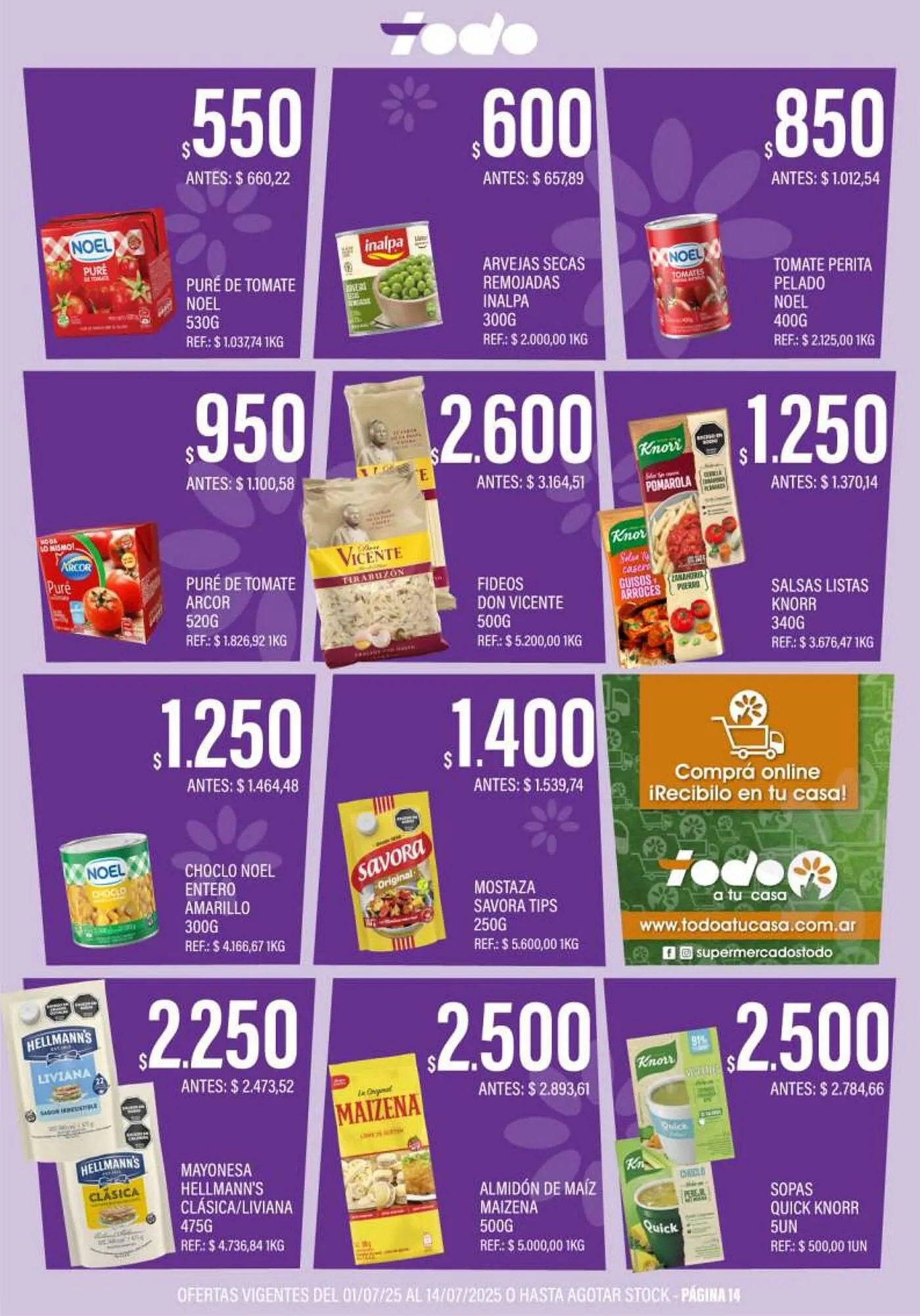 Ofertas de Catálogo Supermercados Todo 1 de julio al 15 de julio 2025 - Página 14 del catálogo