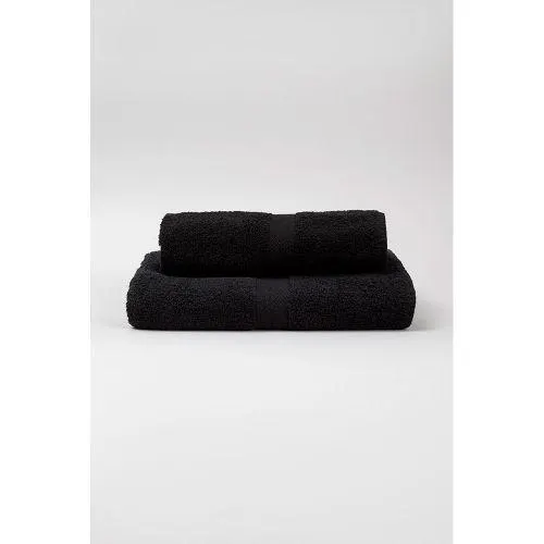 Juego de Toallas Franco Valente algodón 400 Gs Negro