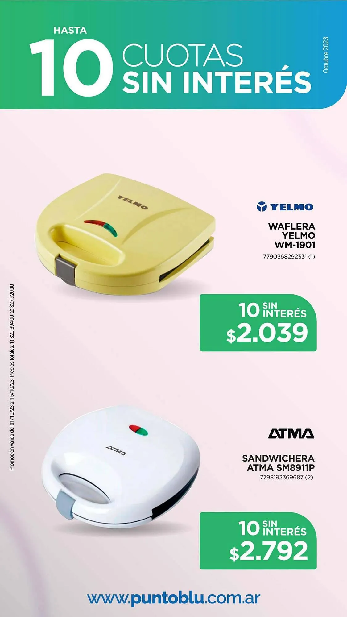 Ofertas de Catálogo Punto Blu 2 de octubre al 15 de octubre 2023 - Página 4 del catálogo