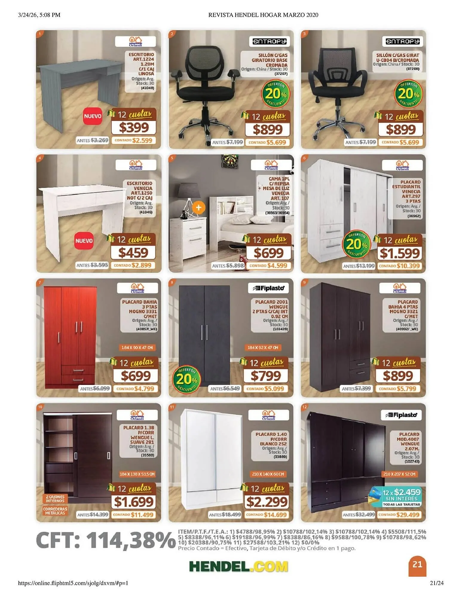 Ofertas de Catálogo Hendel 24 de marzo al 31 de marzo 2026 - Página 21 del catálogo