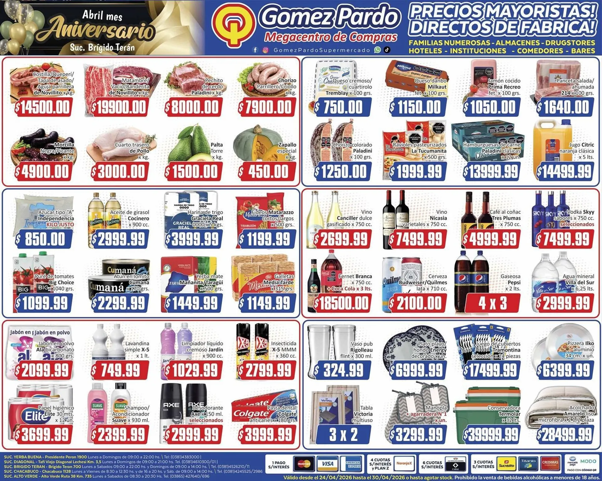 Ofertas de Catálogo Gomez Pardo 24 de abril al 30 de abril 2026 - Página 1 del catálogo