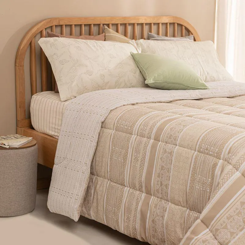 Acolchado Queen Size Reversible Inca
