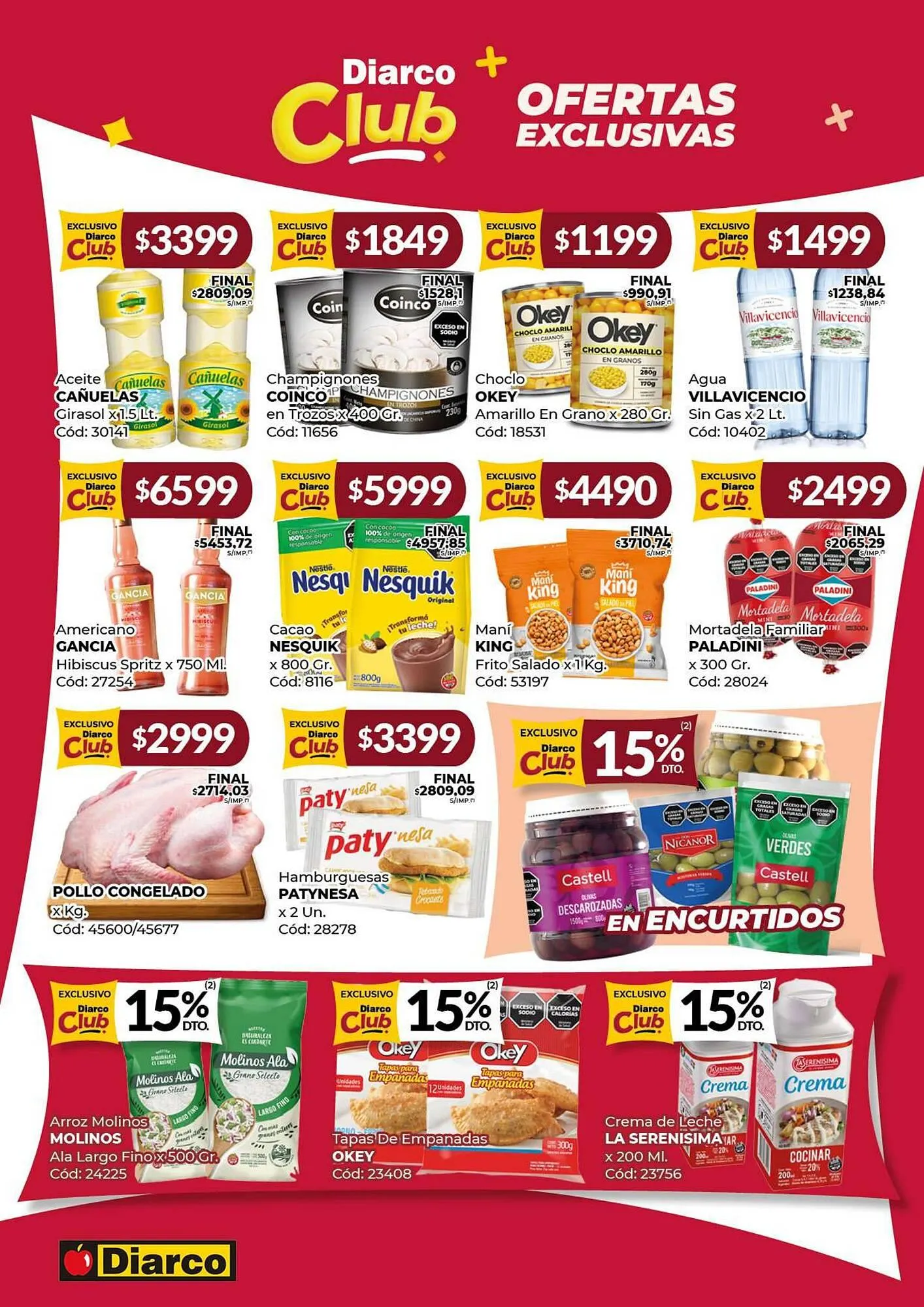 Ofertas de Catálogo Diarco 25 de agosto al 30 de agosto 2025 - Página 9 del catálogo