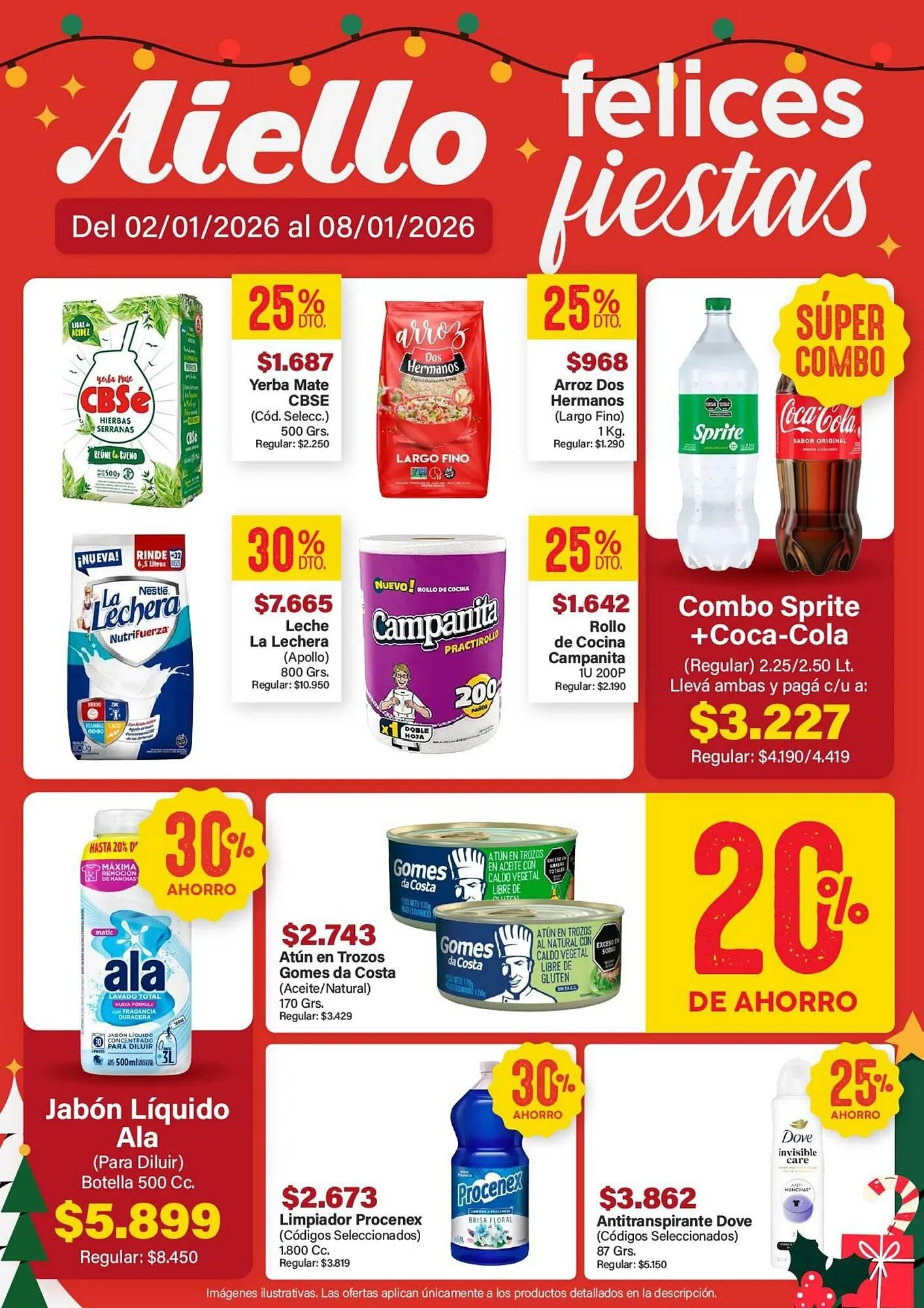 Ofertas de Catálogo Supermercados Aiello 2 de enero al 8 de enero 2026 - Página 1 del catálogo