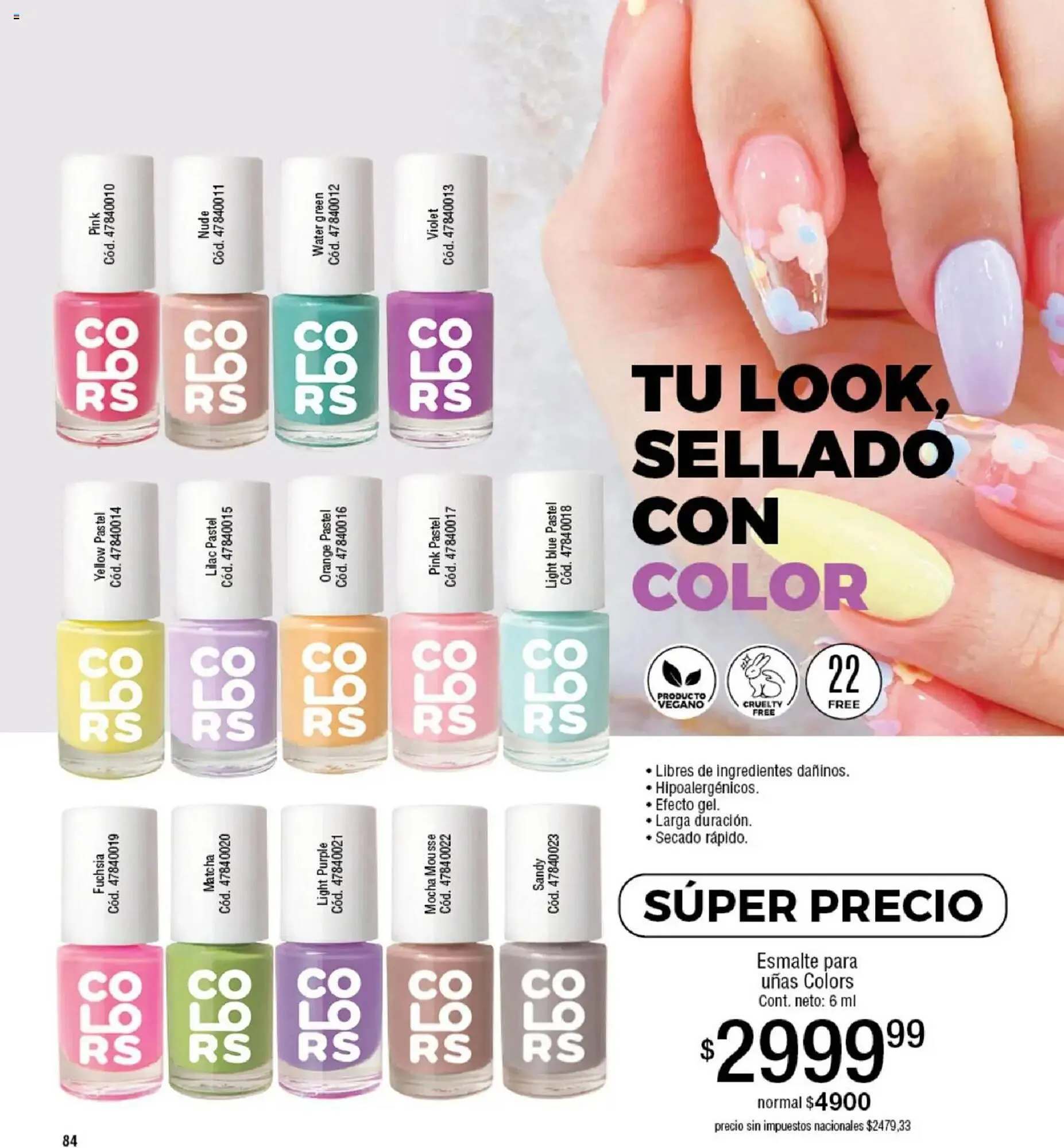 Ofertas de Catálogo Millanel Cosmética 2 de febrero al 2 de marzo 2026 - Página 84 del catálogo