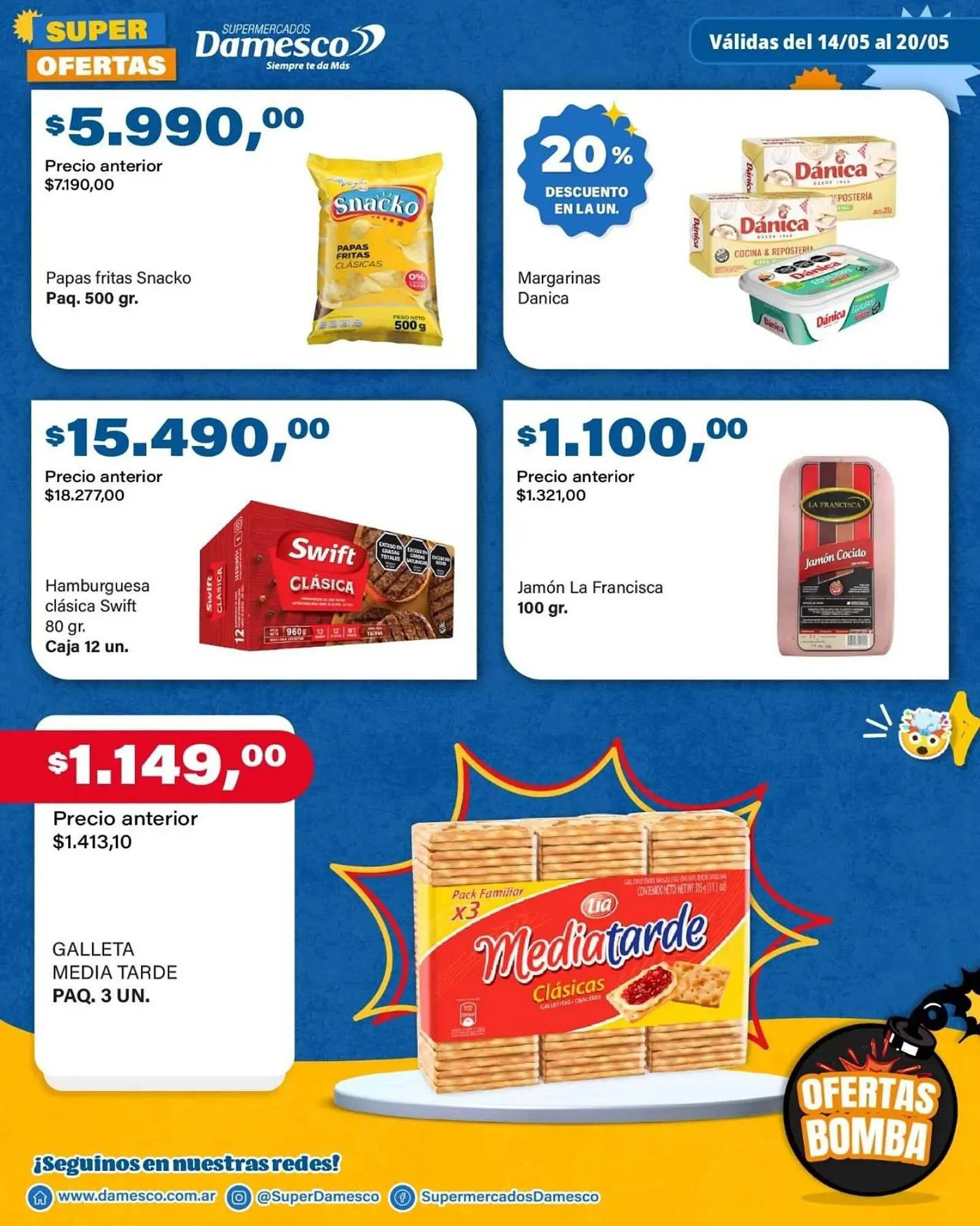 Ofertas de Catálogo Supermercados Damesco 14 de mayo al 20 de mayo 2026 - Página 7 del catálogo