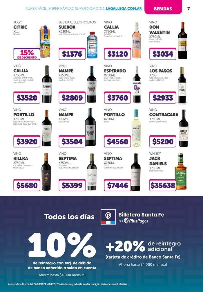 Ofertas de Ofertas de La Gallega Supermercados 26 de agosto al 4 de septiembre 2024 - Página 7 del catálogo