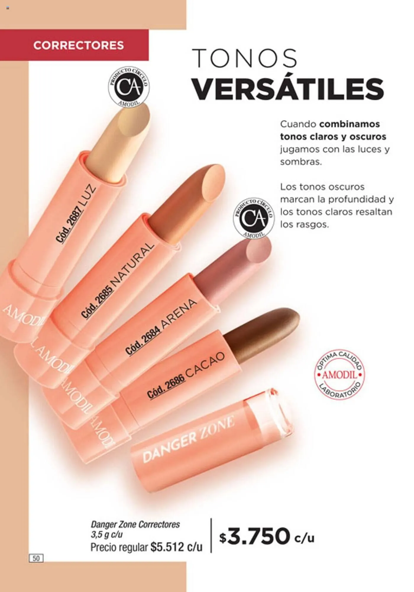 Ofertas de Catálogo Amodil 2 de octubre al 15 de octubre 2024 - Página 50 del catálogo